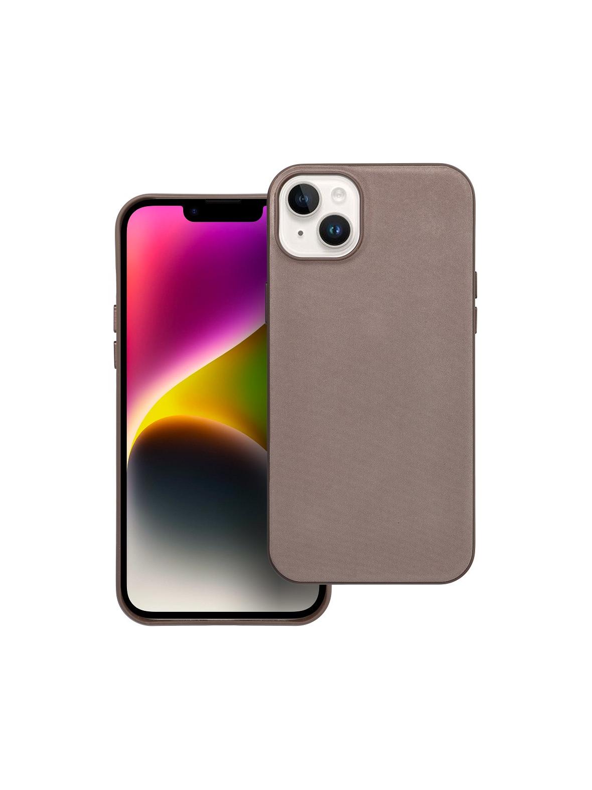 Futerał WOVEN MAG COVER kompatybilny z MagSafe do IPHONE 14 Plus jasny brązowy