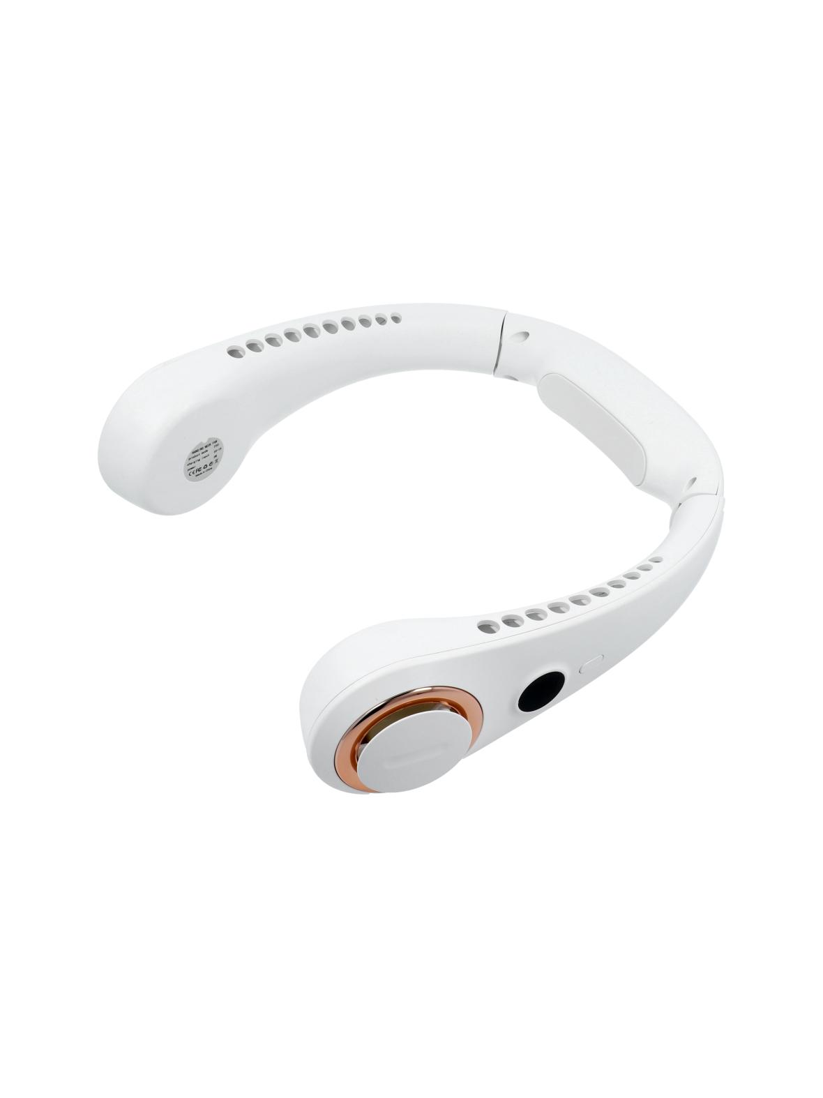 Przenośny wentylator na szyję F50 biały