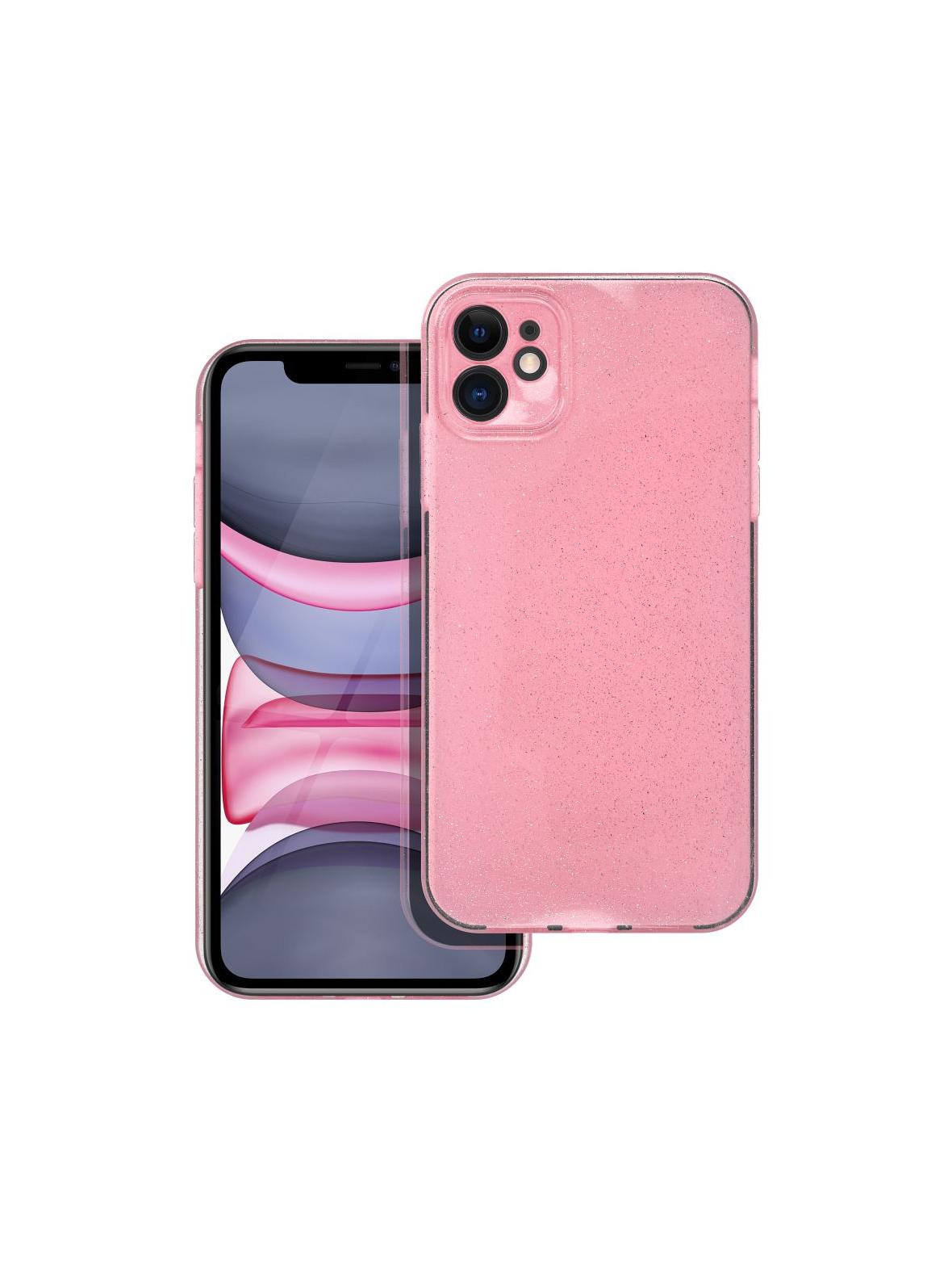 Futerał CLEAR CASE 2 mm BLINK do IPHONE 11 różowy