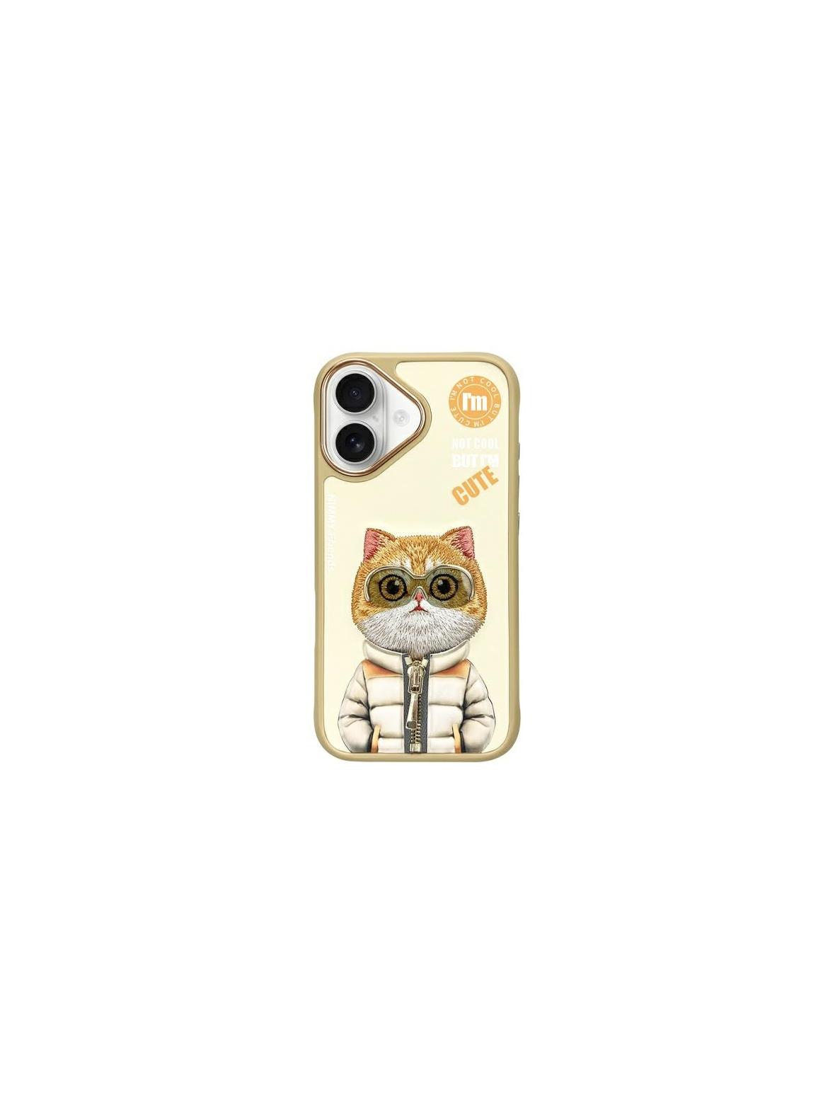 NIMMY futerał COOL&CUTE 2.0 Cat do IPHONE 16 khaki