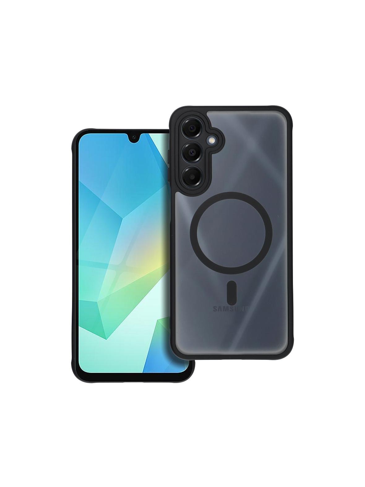 Futerał FULL MATTE MAG COVER kompatybilny z MagSafe do SAMSUNG A16 5G / A16 4G czarny