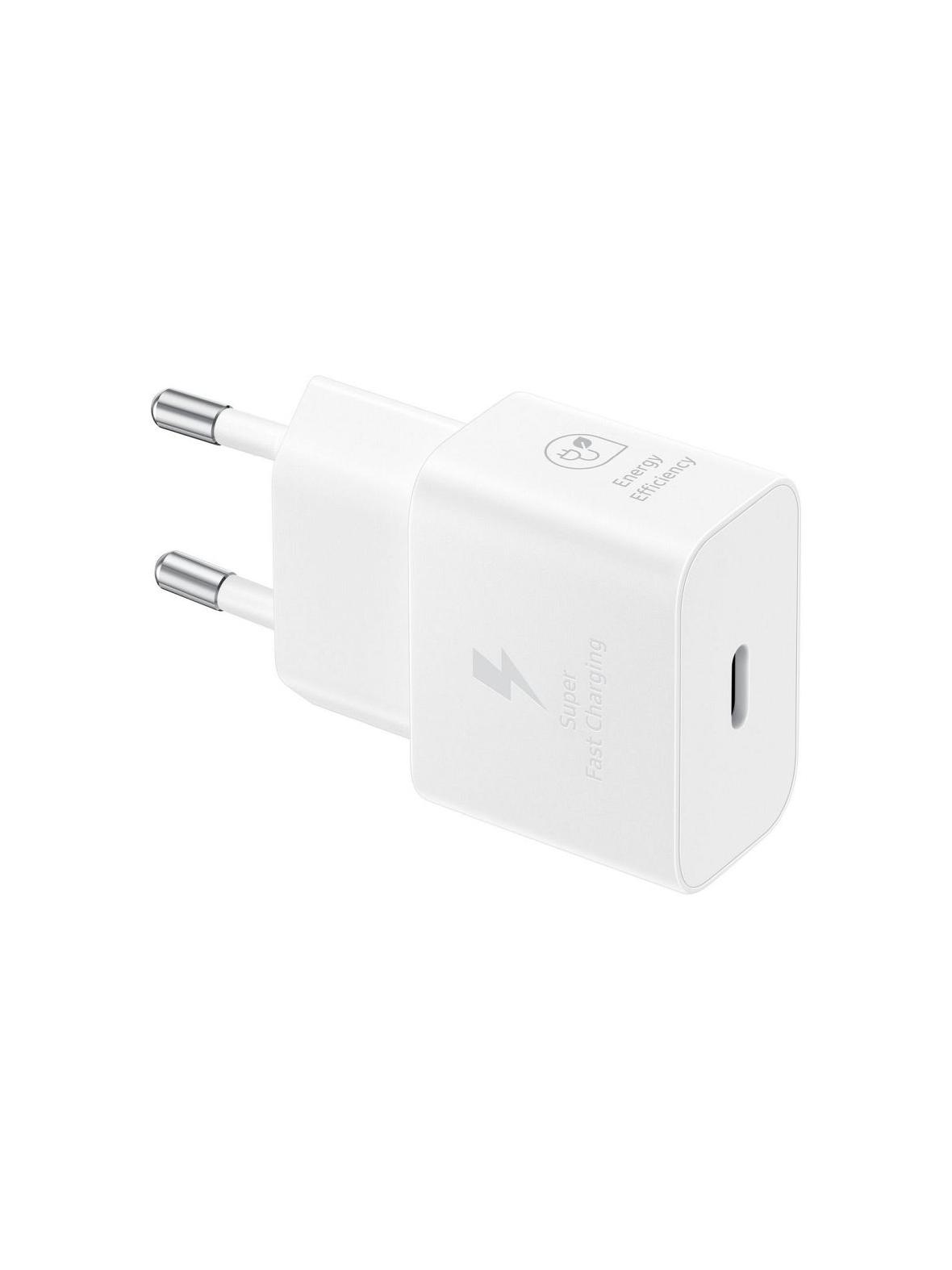 SAMSUNG oryginalna ładowarka sieciowa Typ C PD 3A 25W GaN EP-T2510NWEGEU biała blister