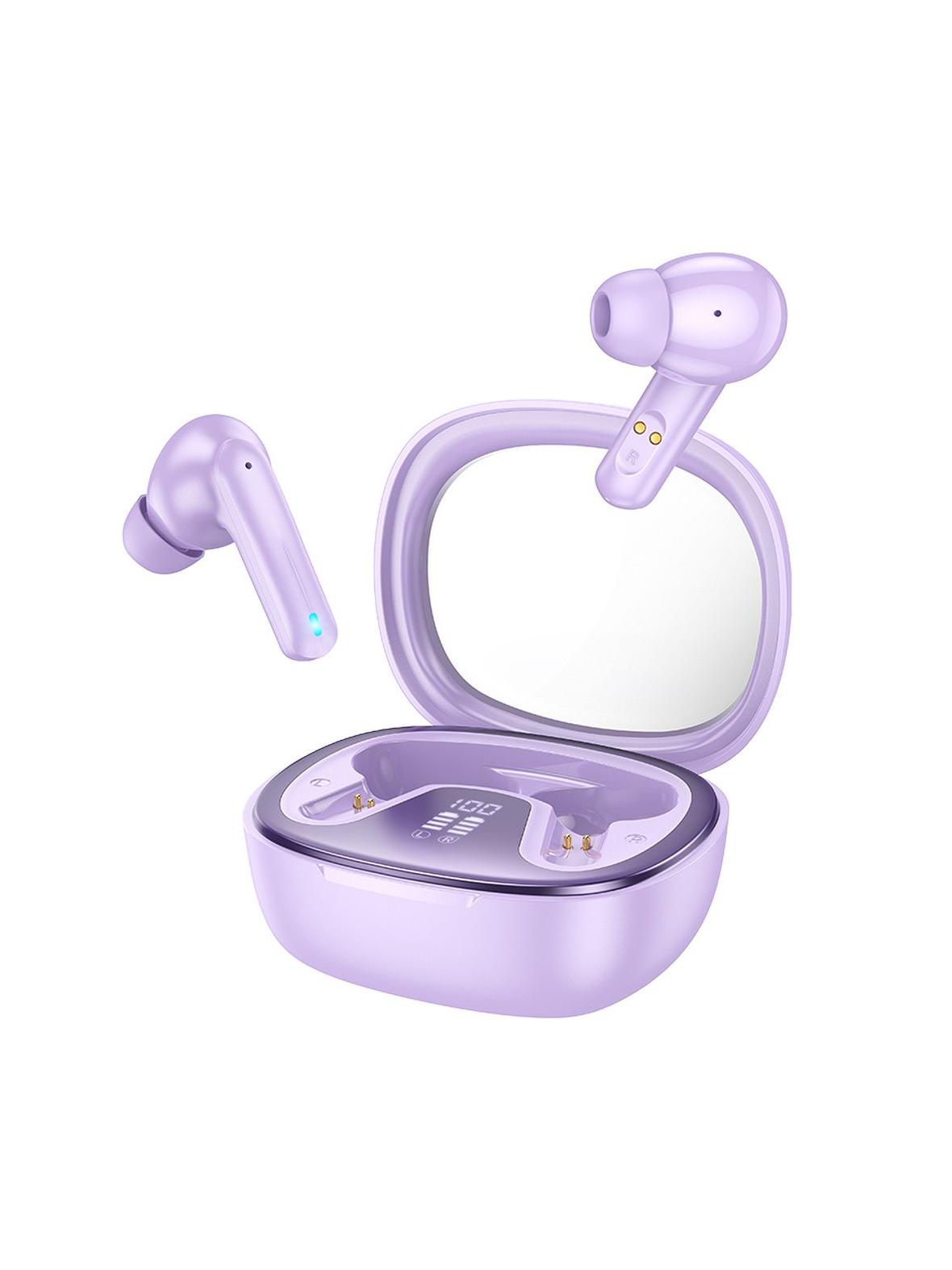 Słuchawki bezprzewodowe douszne Hoco TWS EQ6 fioletowe