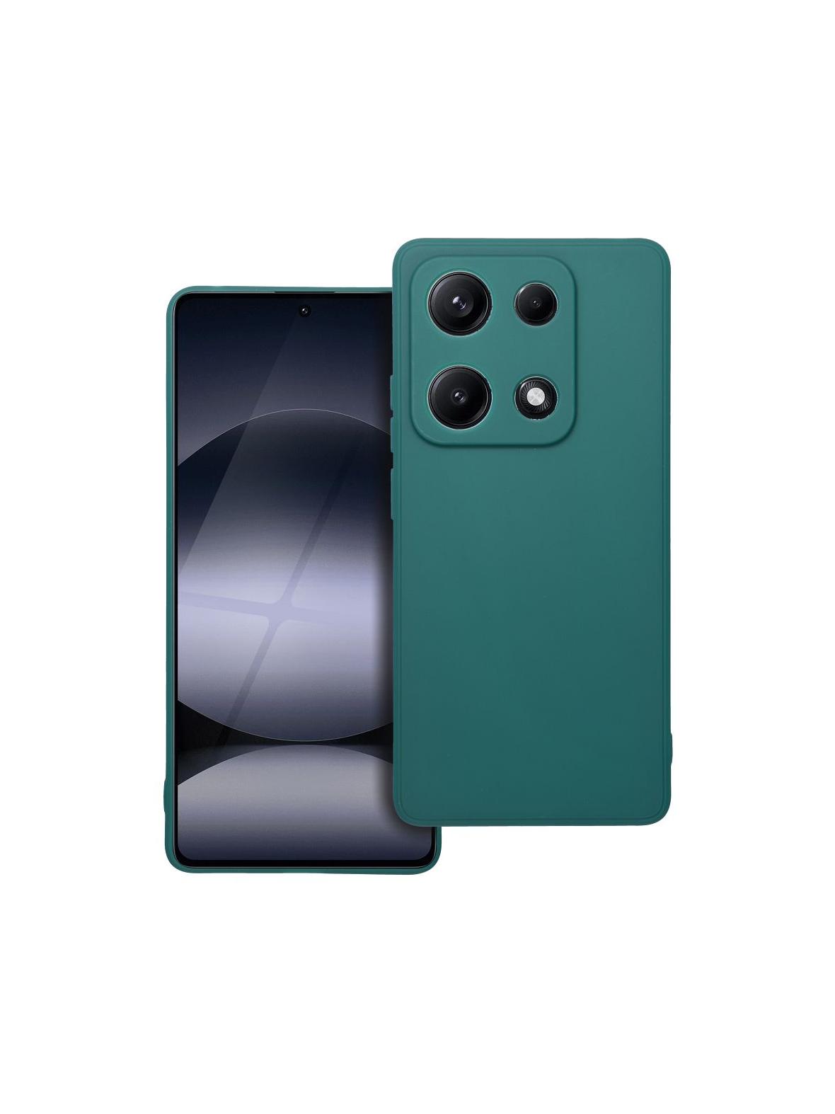Futerał MATT do XIAOMI Redmi NOTE 14S ciemnozielony