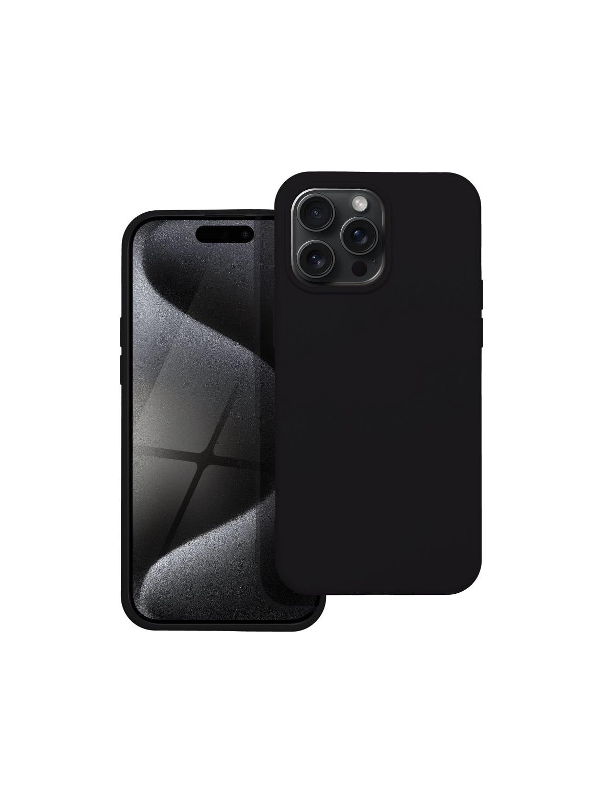 Futerał SILICONE do IPHONE 15 Pro Max czarny