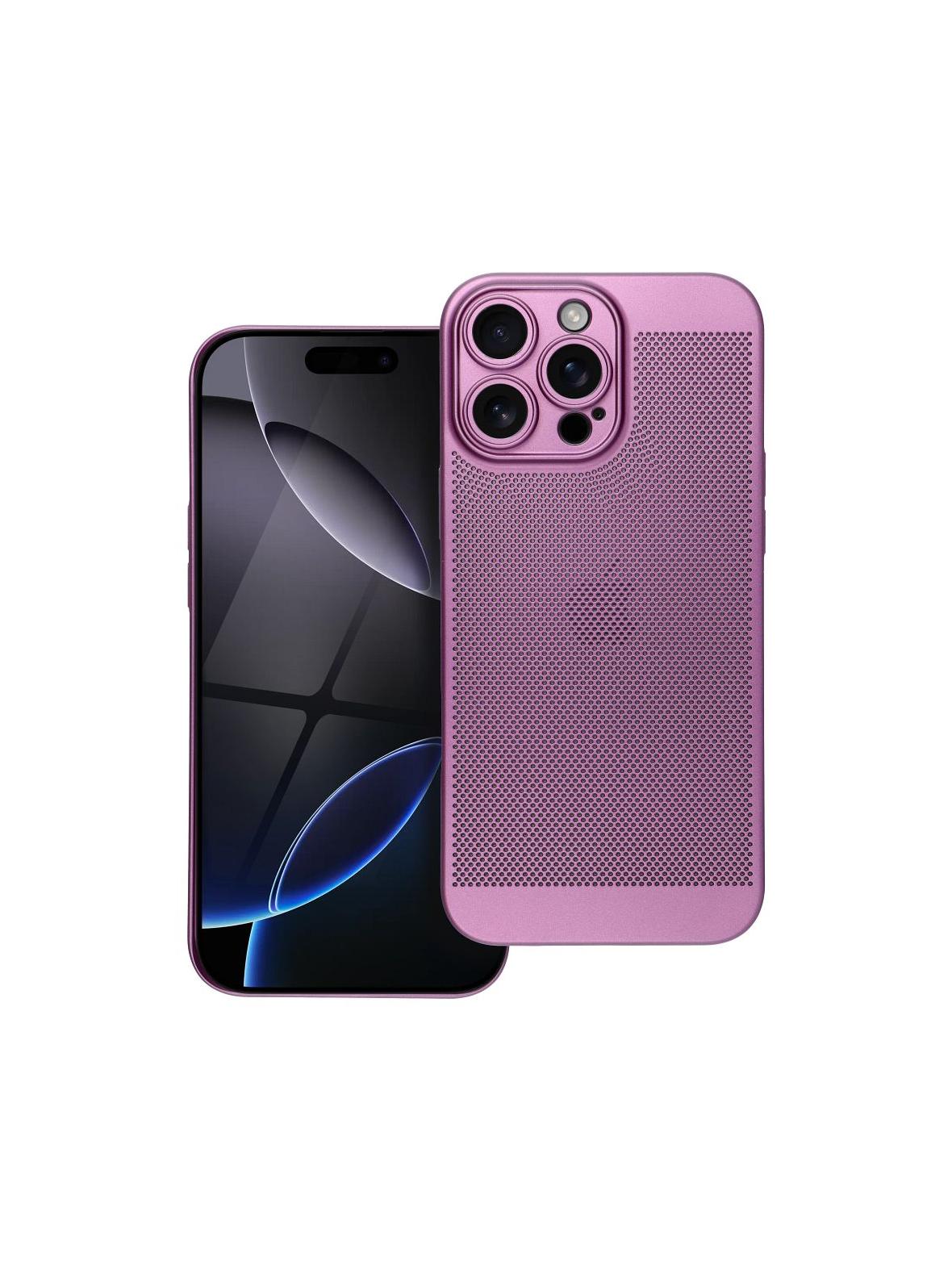 Futerał BREEZY do IPHONE 16 Pro Max fioletowy