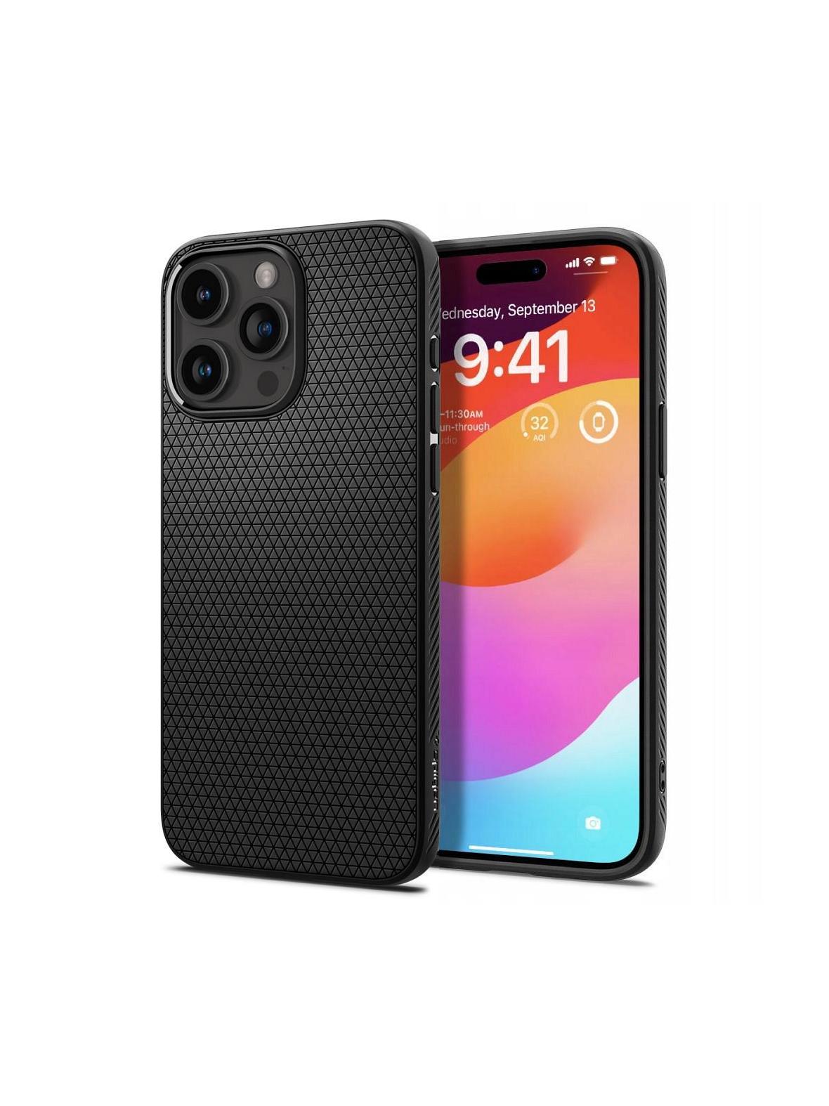 SPIGEN futerał LIQUID AIR do IPHONE 15 Pro matte black