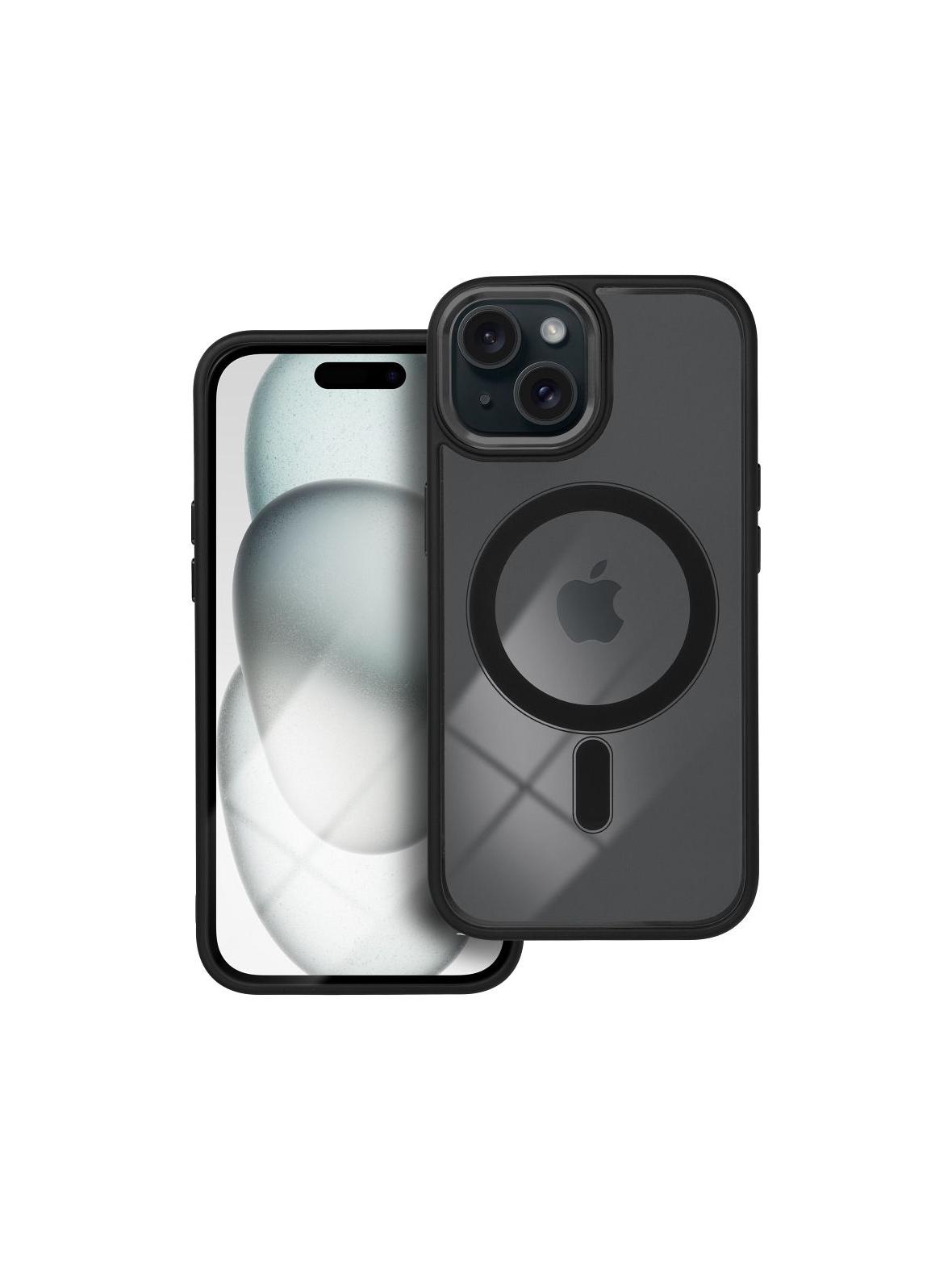 Futerał COLOR EDGE MAG COVER kompatybilny z MagSafe do IPHONE 15 czarny