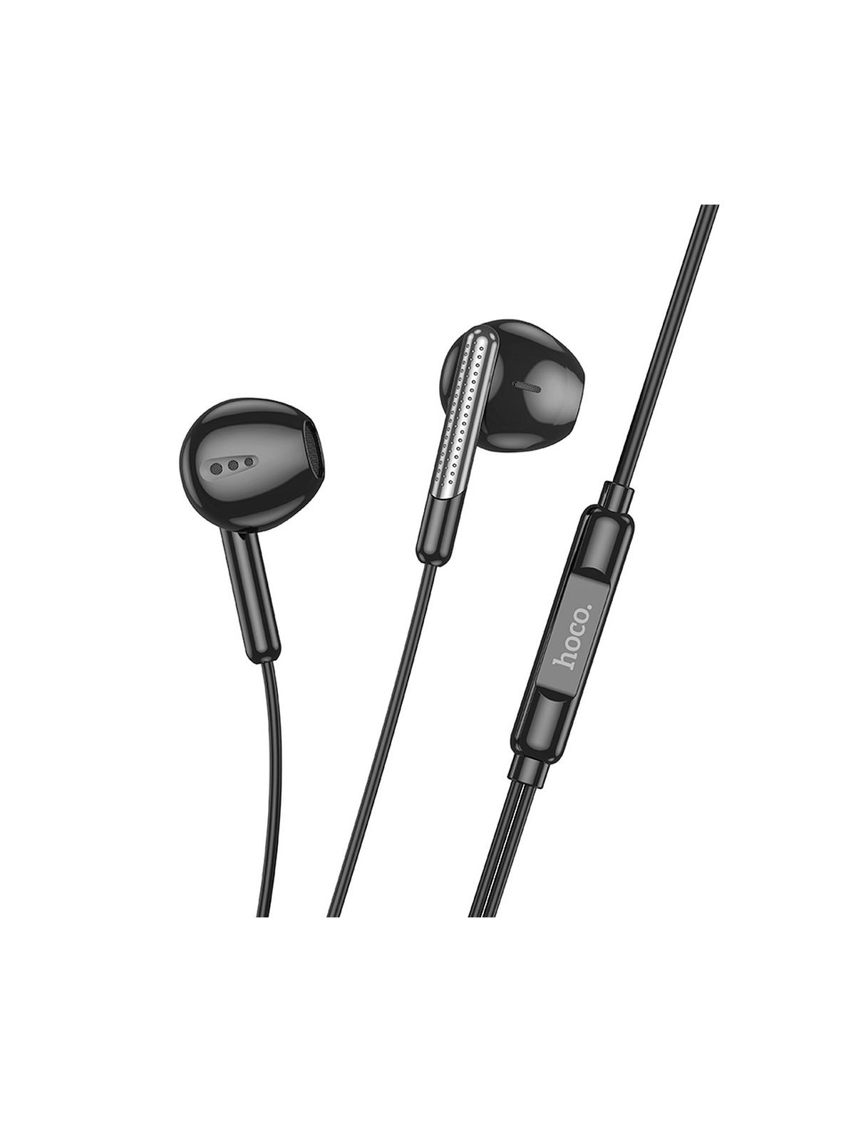 EOL Słuchawki przewodowe douszne USB C Hoco M123 czarne