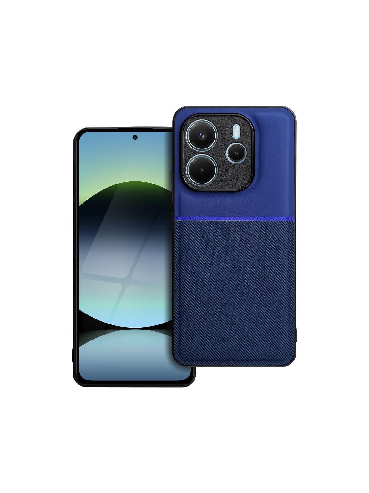 Futerał NOBLE do XIAOMI Redmi Note 14 4G (GLOBAL - 163,25mm x 76,55mm x 8,16mm) niebieski