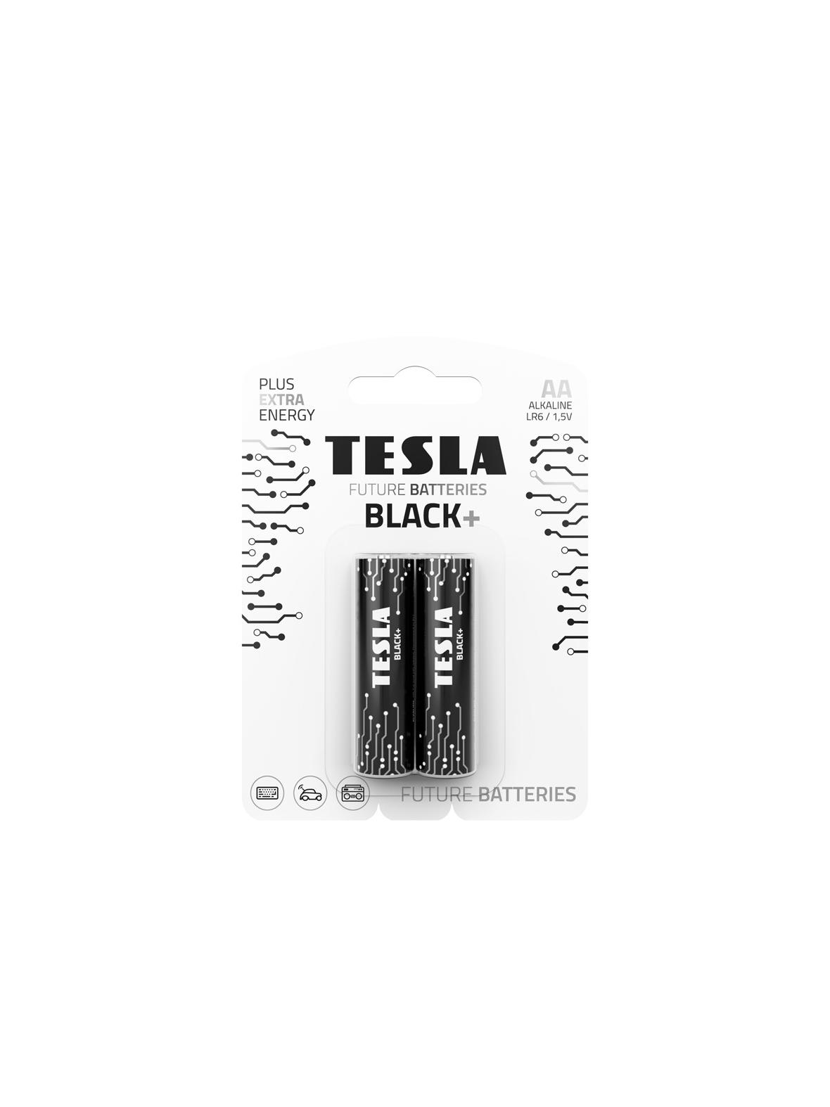 TESLA bateria alkaliczna R6 (AA) BLACK+ [2x120] 2 szt