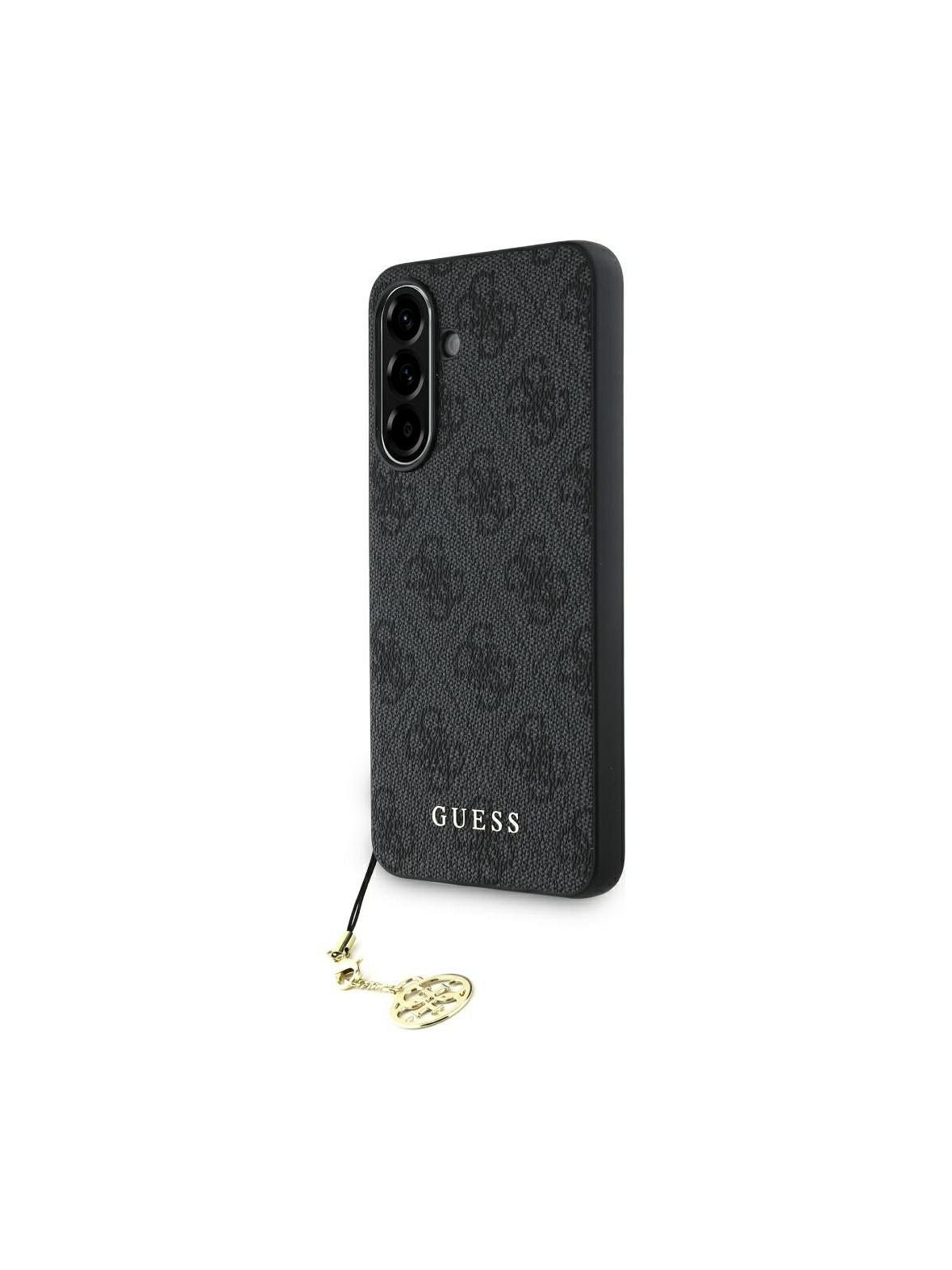 GUESS futerał do SAMSUNG A56 GUHCSA56GF4GGR (PU 4G Charm) czarny