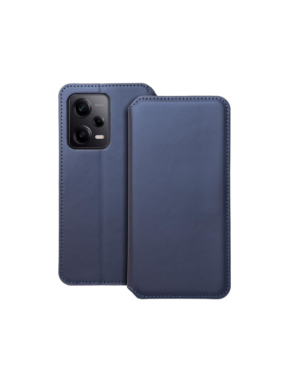 Kabura DUAL POCKET Book do XIAOMI Redmi Note 12 Pro 5G granatowy