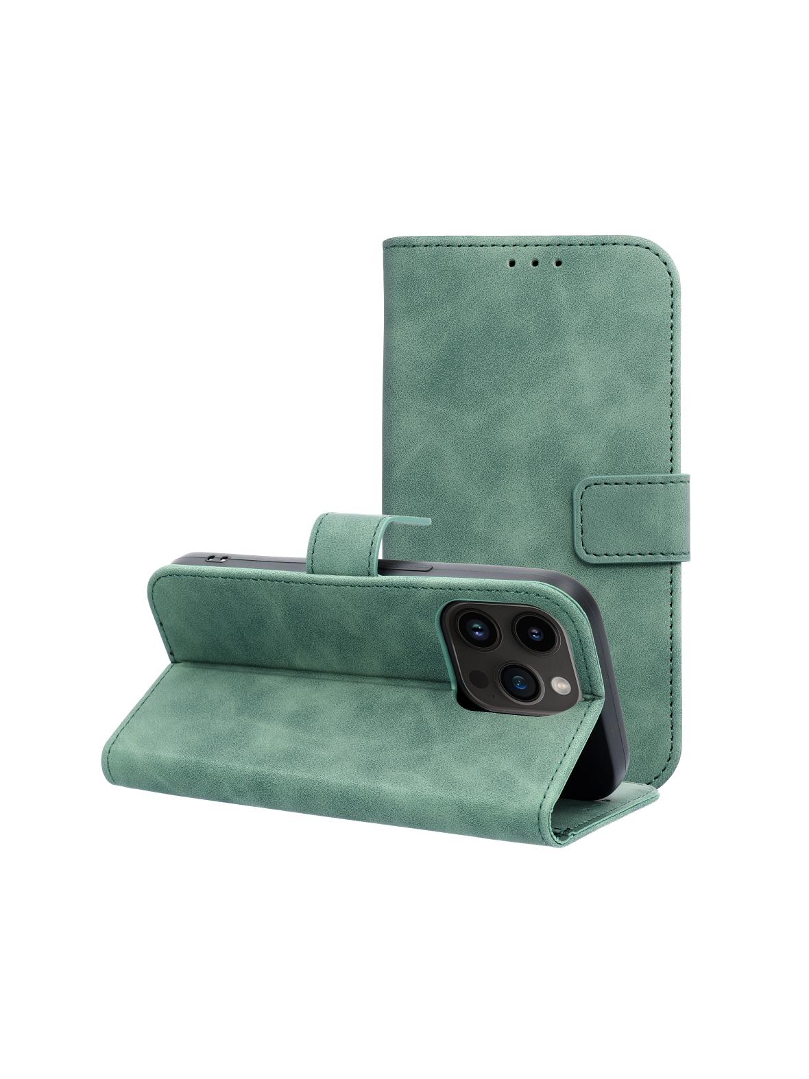 Kabura TENDER Book do IPHONE 14 Pro zielony