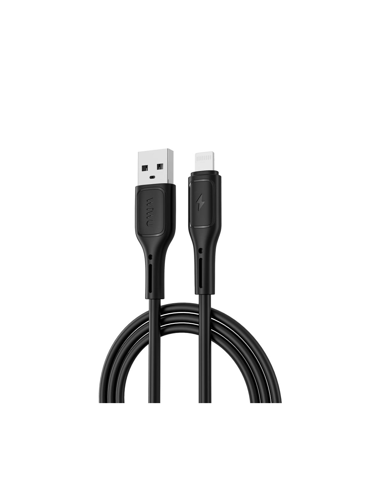 Kabel USB A do Lightning Wiwu 2,4A Wi-C042E czarny