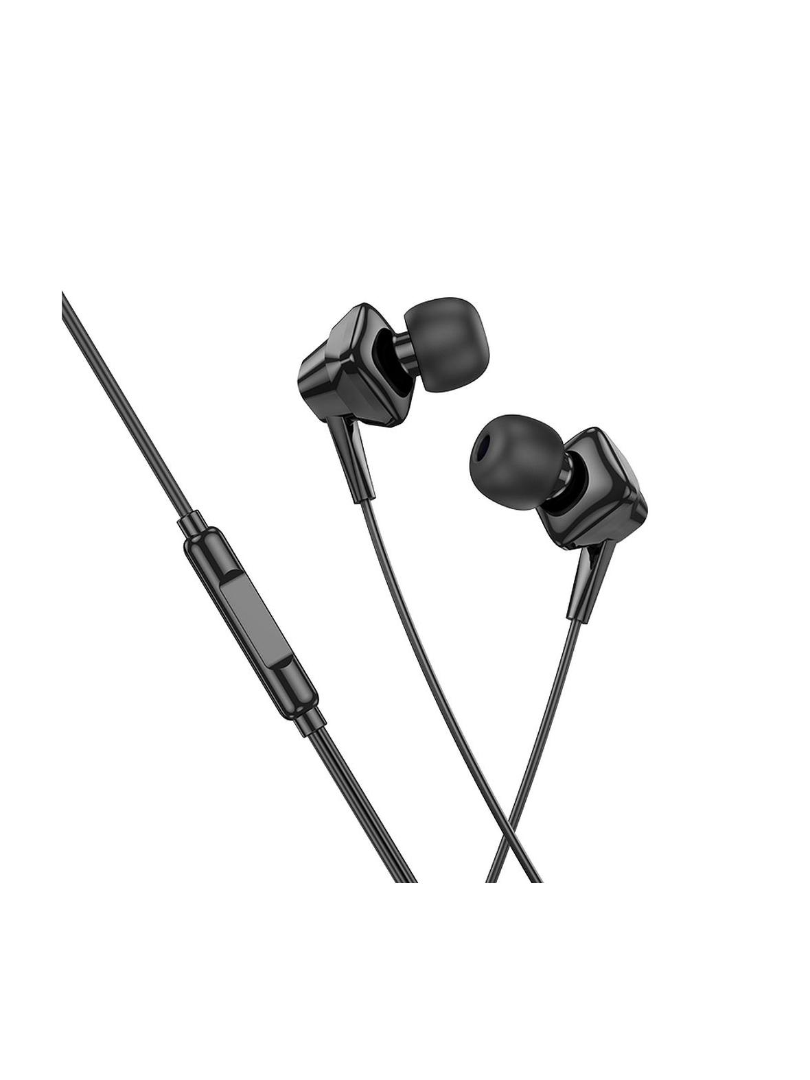 Słuchawki przewodowe douszne Lightning Hoco M113 czarne