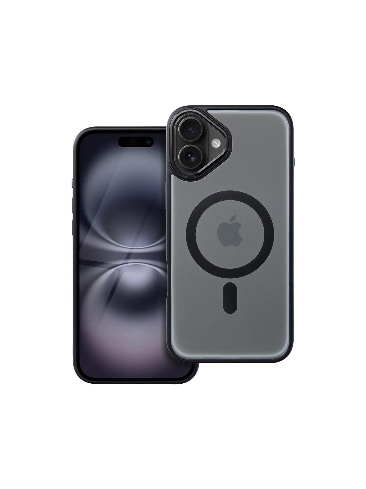 Futerał MATTE MAG COVER kompatybilny z MagSafe do IPHONE 16 Plus czarny