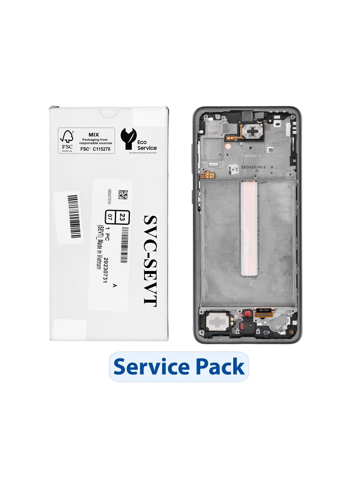 ServicePack Wyświetlacz LCD SAMSUNG A33 5G A336B GH82-28143A Black