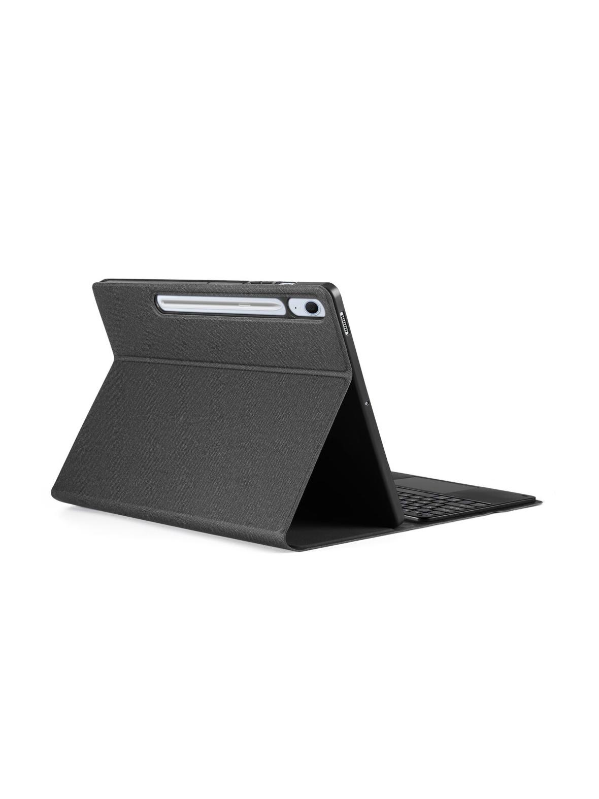 DUX DUCIS etui TK składane z klawiaturą bezprzewodową do SAMSUNG Tab S10 FE Plus czarne