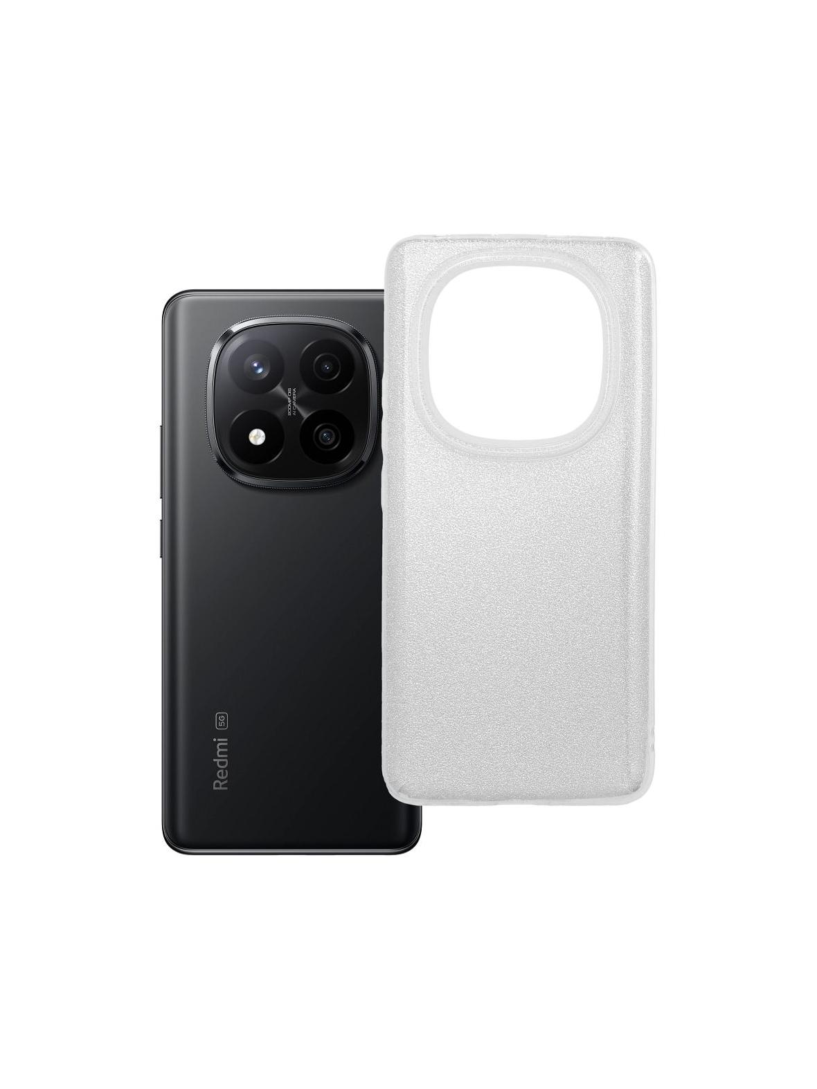 Futerał do Xiaomi Redmi NOTE 14 PRO PLUS 5G Shining srebrny