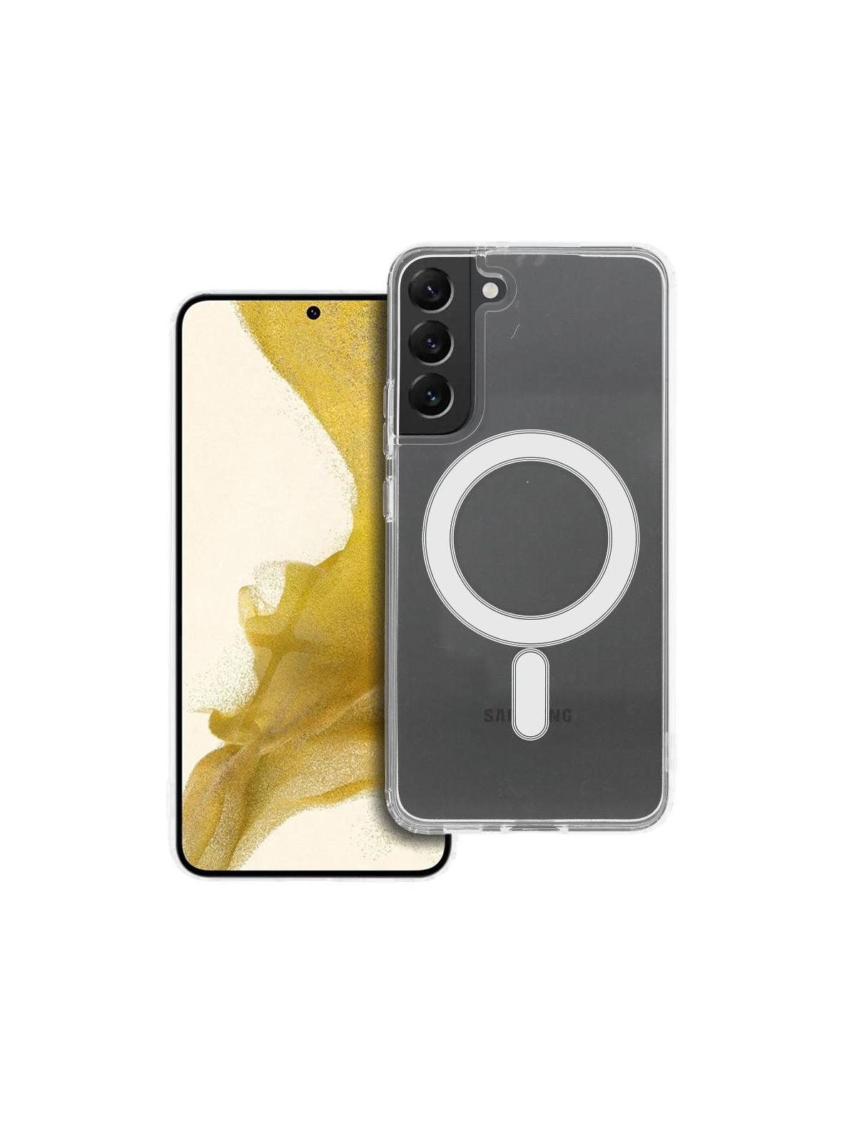 Futerał CLEAR MAG COVER kompatybilny z MagSafe do SAMSUNG S22 Plus transparentny