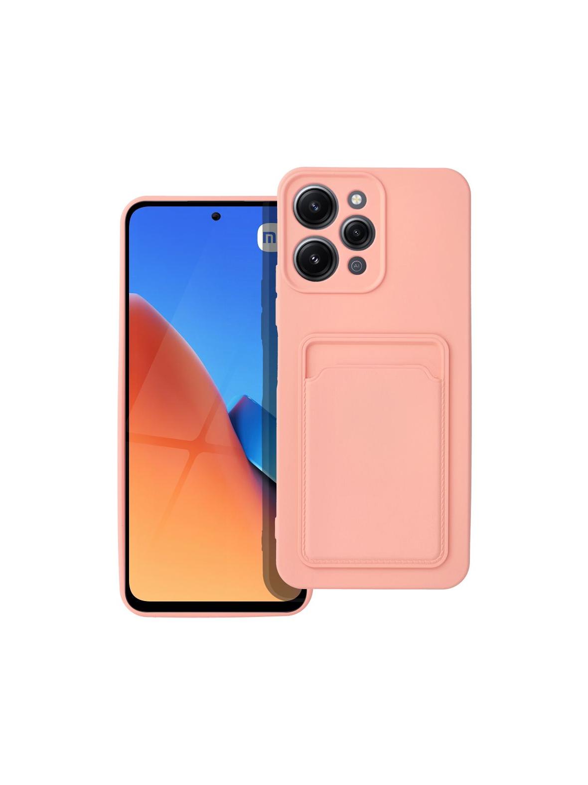 Futerał CARD CASE do XIAOMI Redmi 12 4G różowy