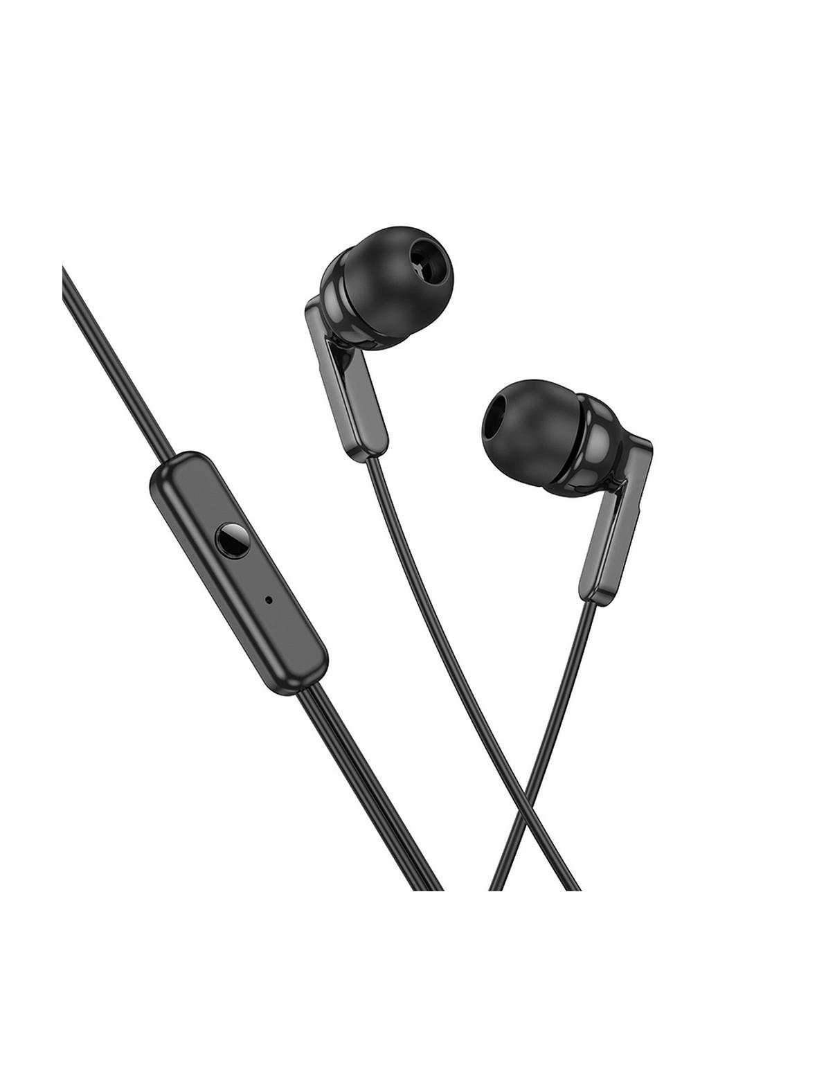 Słuchawki przewodowe douszne Jack 3,5 mm Hoco M121 czarne