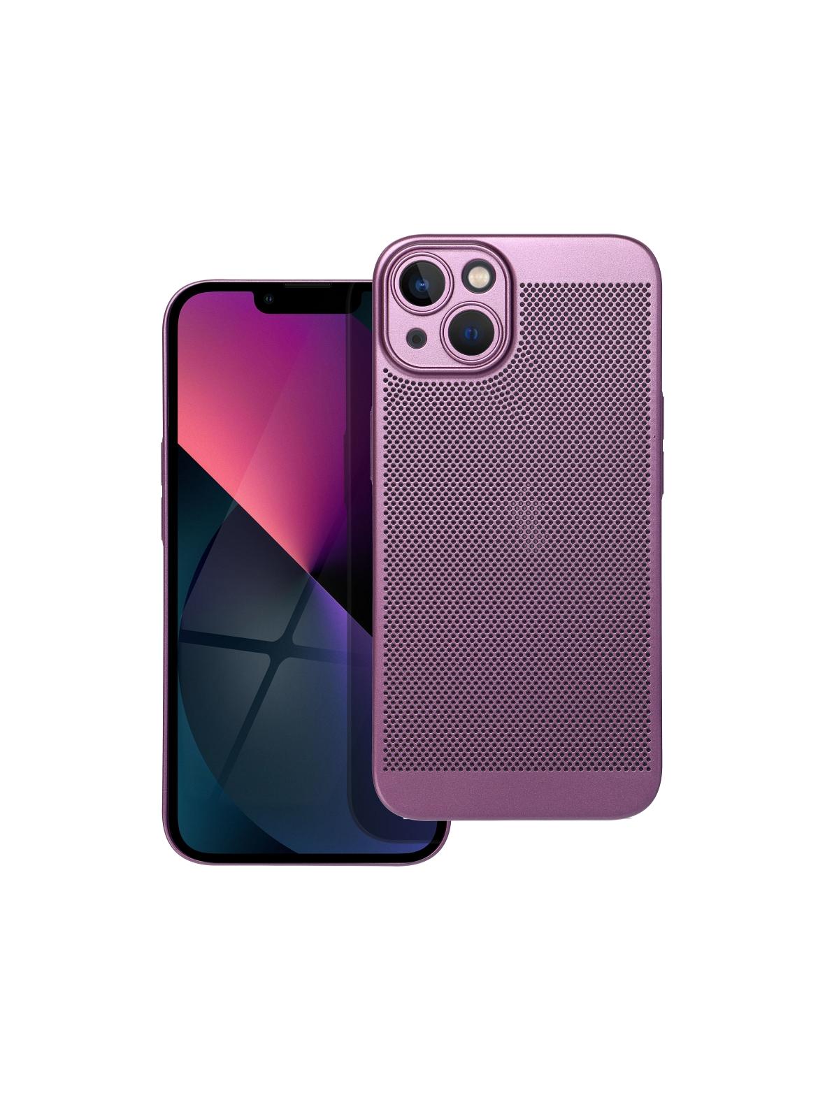 Futerał do iPhone 13 Breezy fioletowy