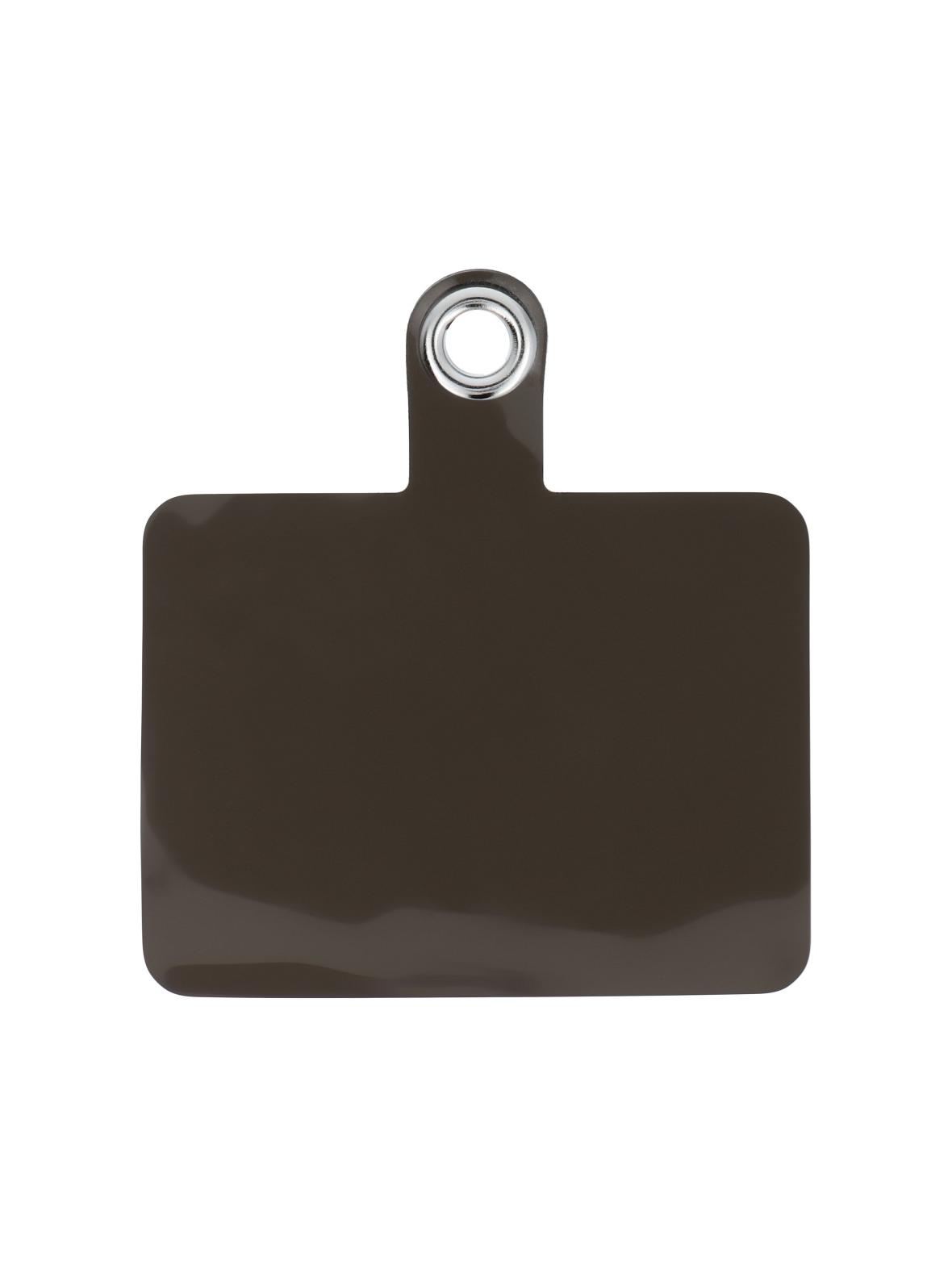 Wkładka plastikowa dla zawieszki do telefonu / średnio miękka - czarny