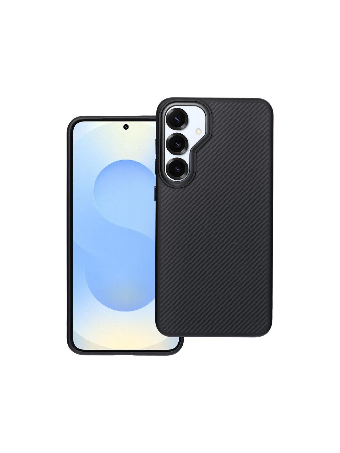 Etui na Samsung S25 PLUS Carbon Elite Mag Cover zgodny z MagSafe czarny