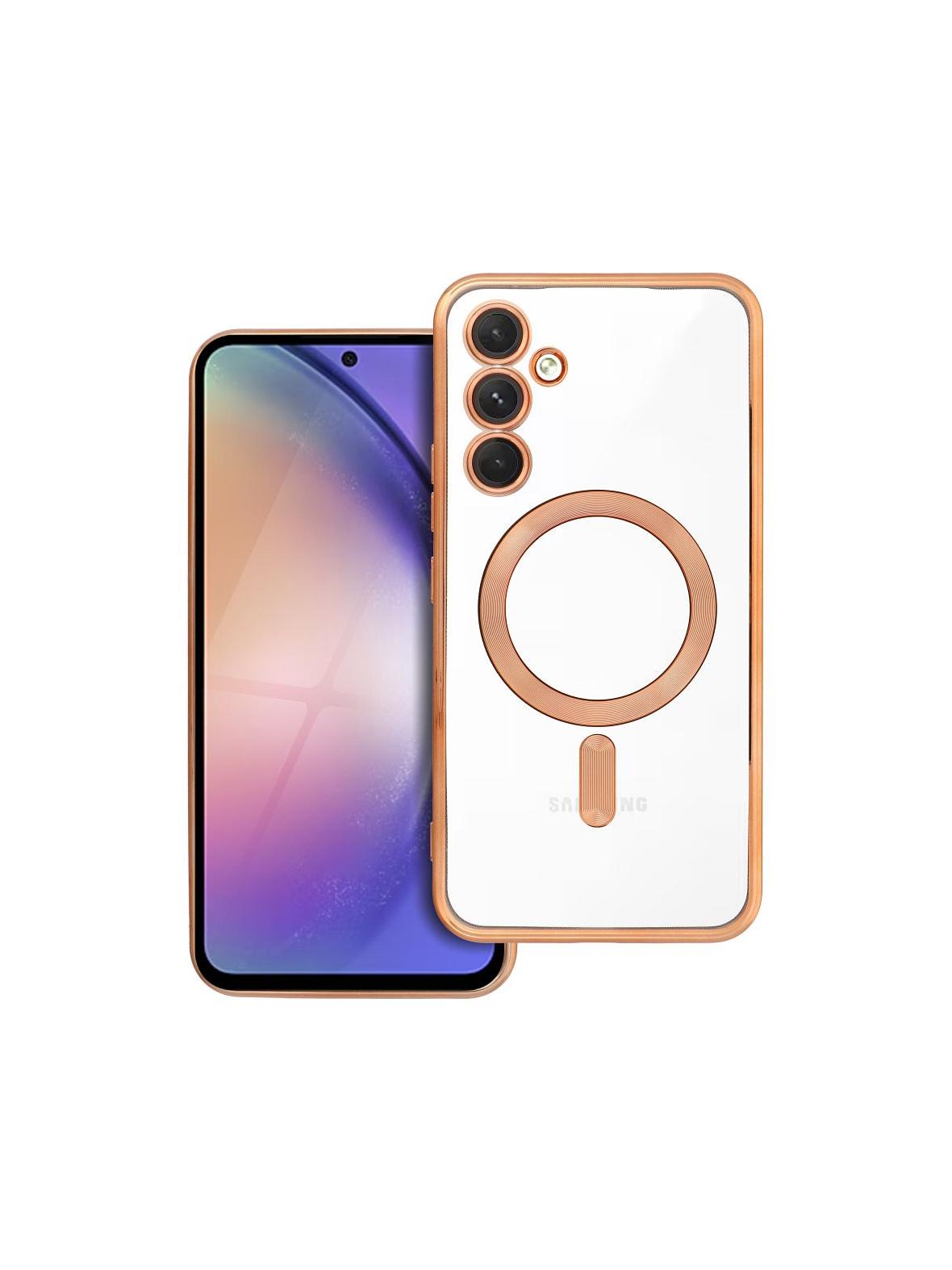 Futerał ELECTRO MAG COVER kompatybilny z MagSafe do SAMSUNG A54 złoty