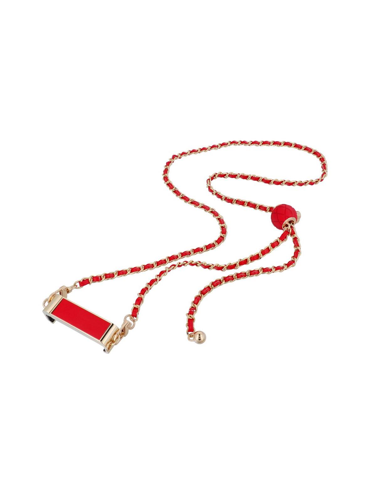 Łańcuch / Smycz z uchwytem GLAMOUR wszystkie modele max 80mm szer. CZERWONY