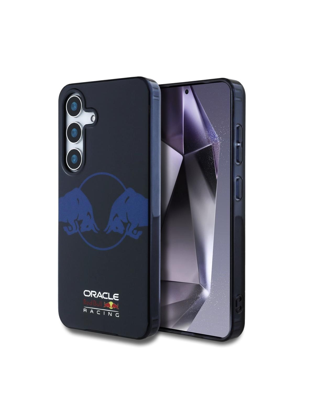 RED BULL futerał do SAMSUNG S25 RBHMS25S24HIDBV (Magnetic IML Transparent PC Two Bulls) navy