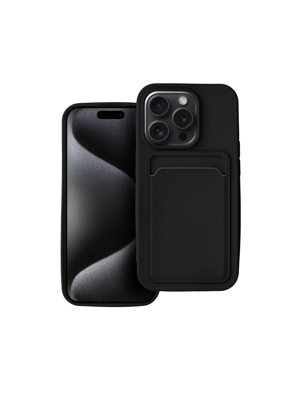 Futerał CARD CASE do IPHONE 15 Pro czarny