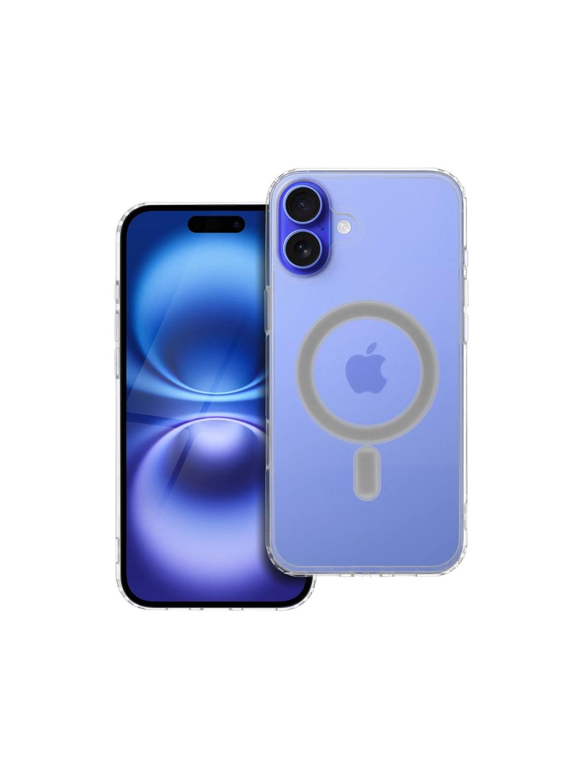 Futerał CLEAR MAG COVER (MID) kompatybilny z MagSafe do IPHONE 16 Plus transparentny