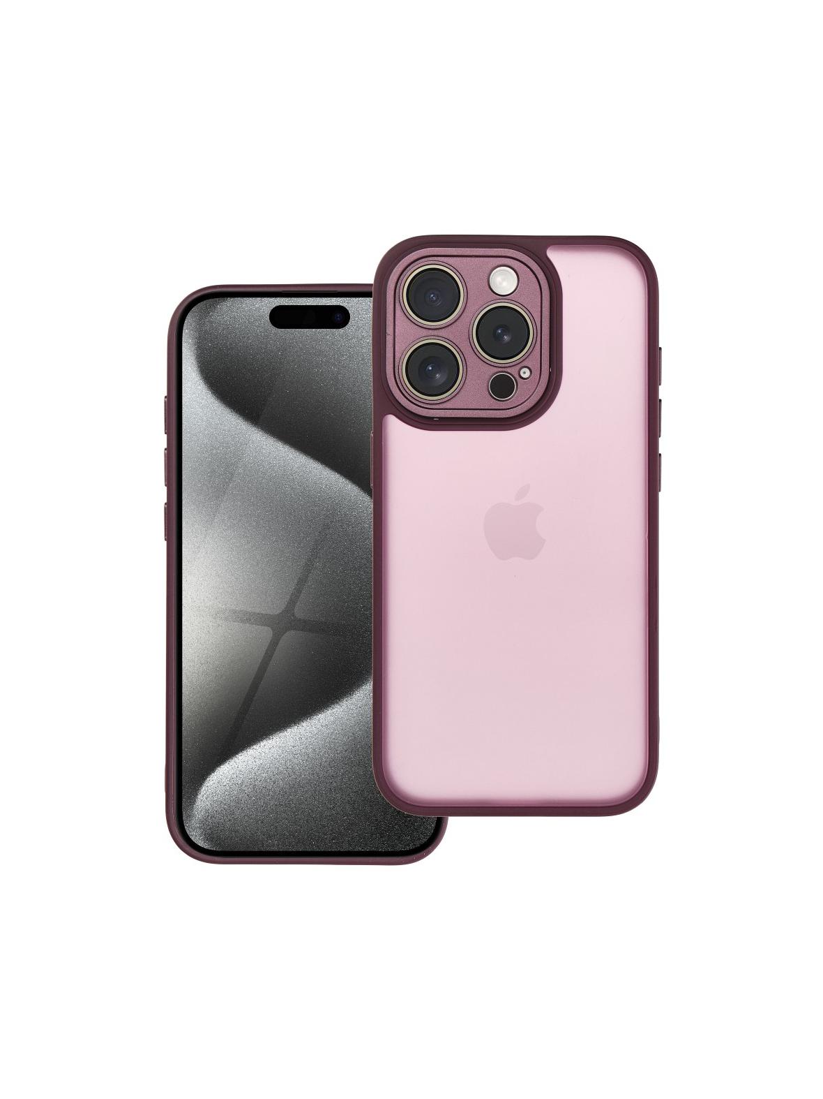 Futerał VARIETE do IPHONE 15 Pro purpurowy