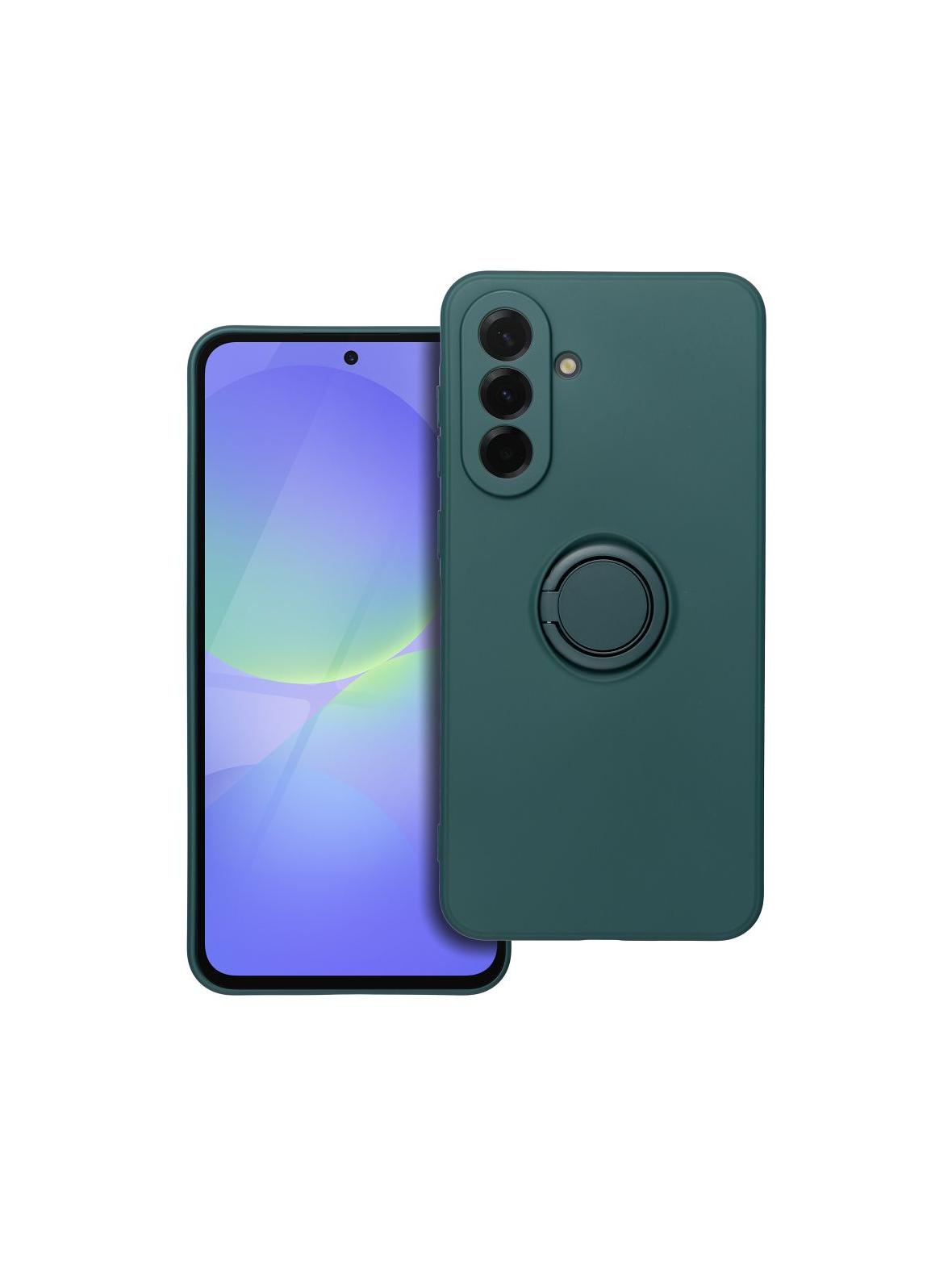 Futerał SILICONE RING do SAMSUNG A36 5G zielony