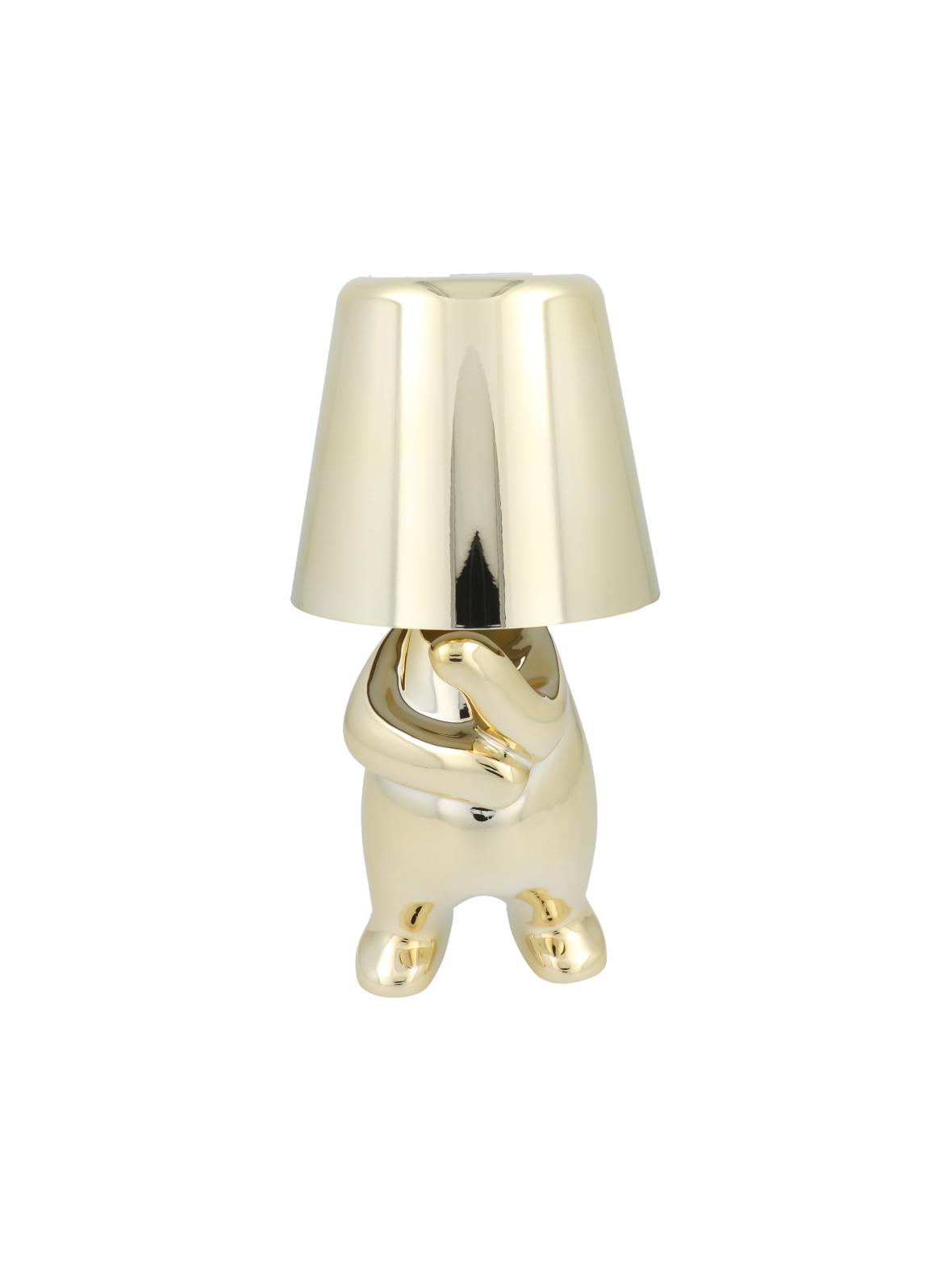 Lampka nocna GOLD MAN Art Deco stojący (wzór 3) MLTL
