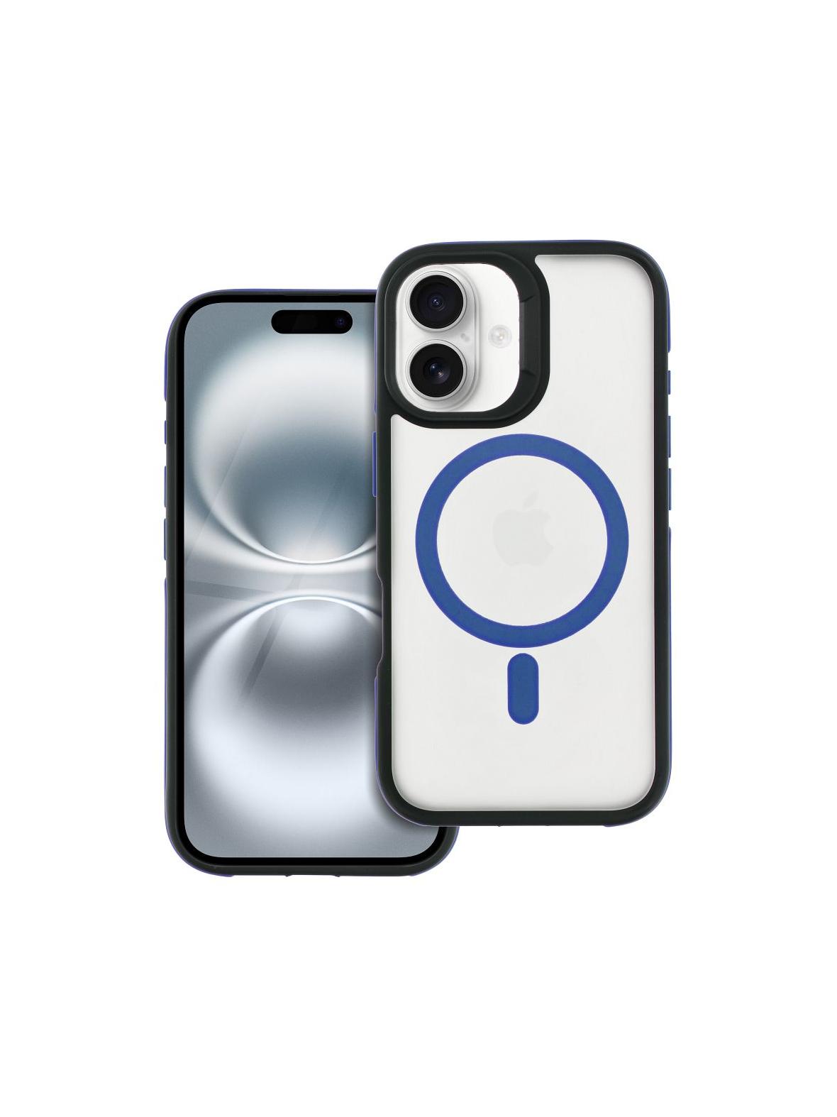 Futerał NEO do IPHONE 16 kompatybilny z MagSafe niebieski