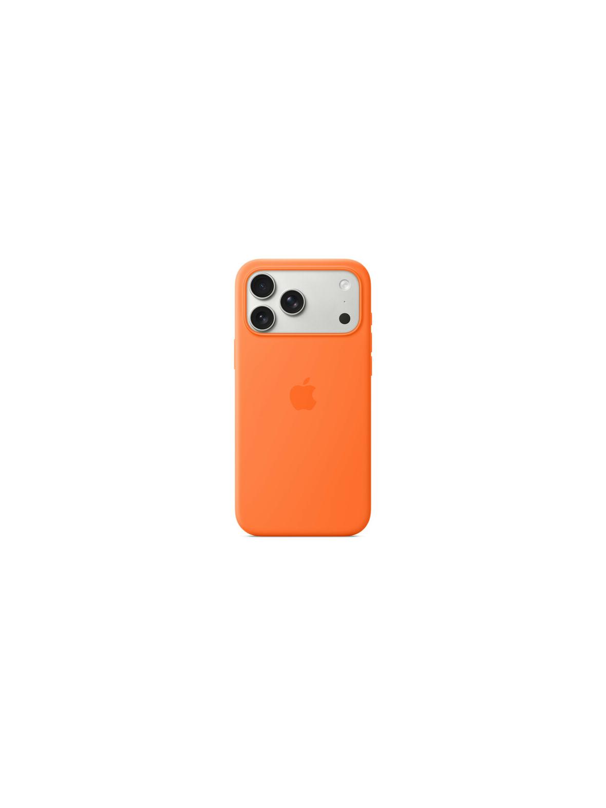 iPhone 17 Pro Max Silicone Case with MagSafe – Orange 0INT