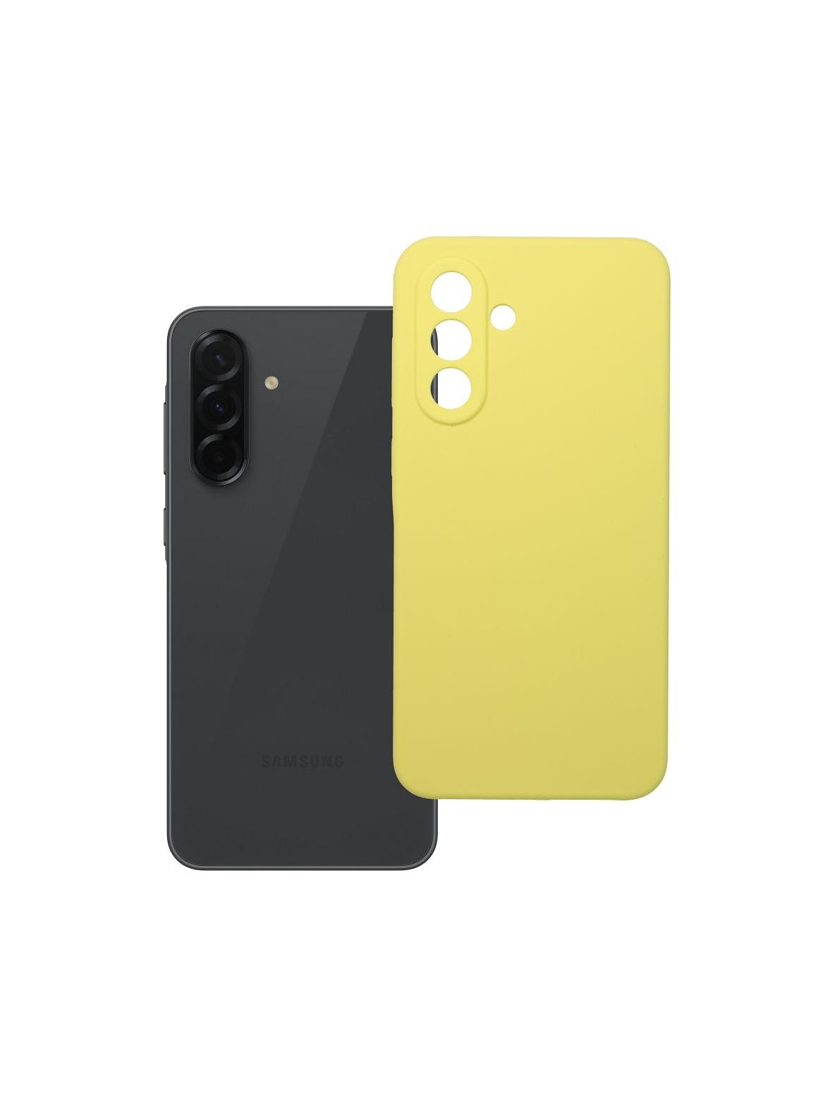 Futerał SILICONE 2mm do SAMSUNG A36 5G żółty