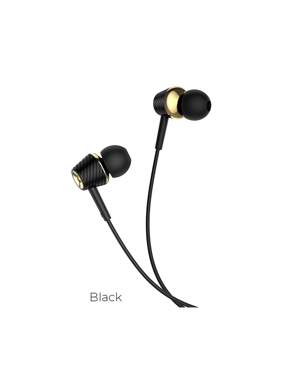 Słuchawki przewodowe douszne Jack 3,5 mm Hoco M70 czarne