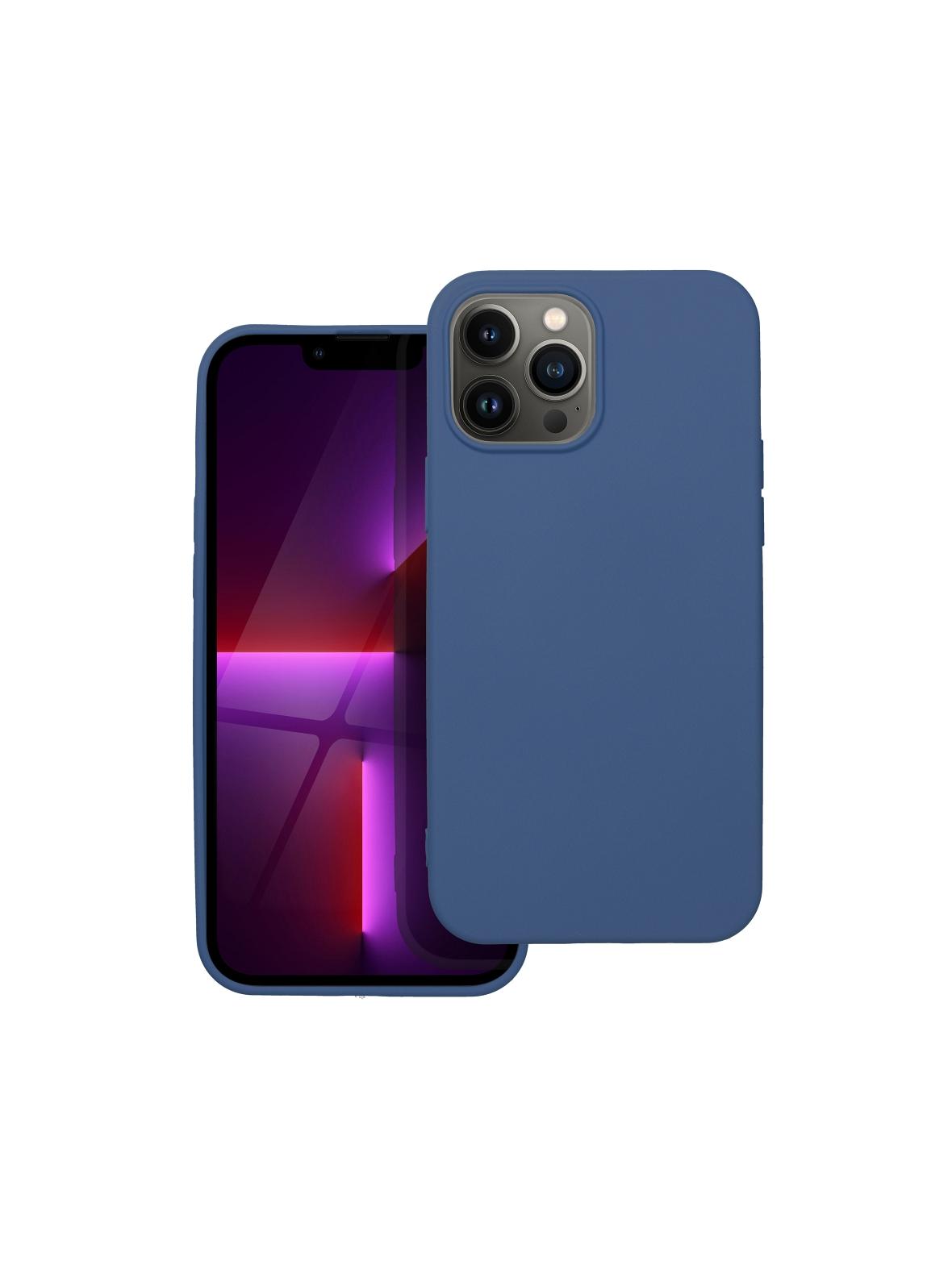 Futerał SILICONE do IPHONE 13 Pro Max niebieski