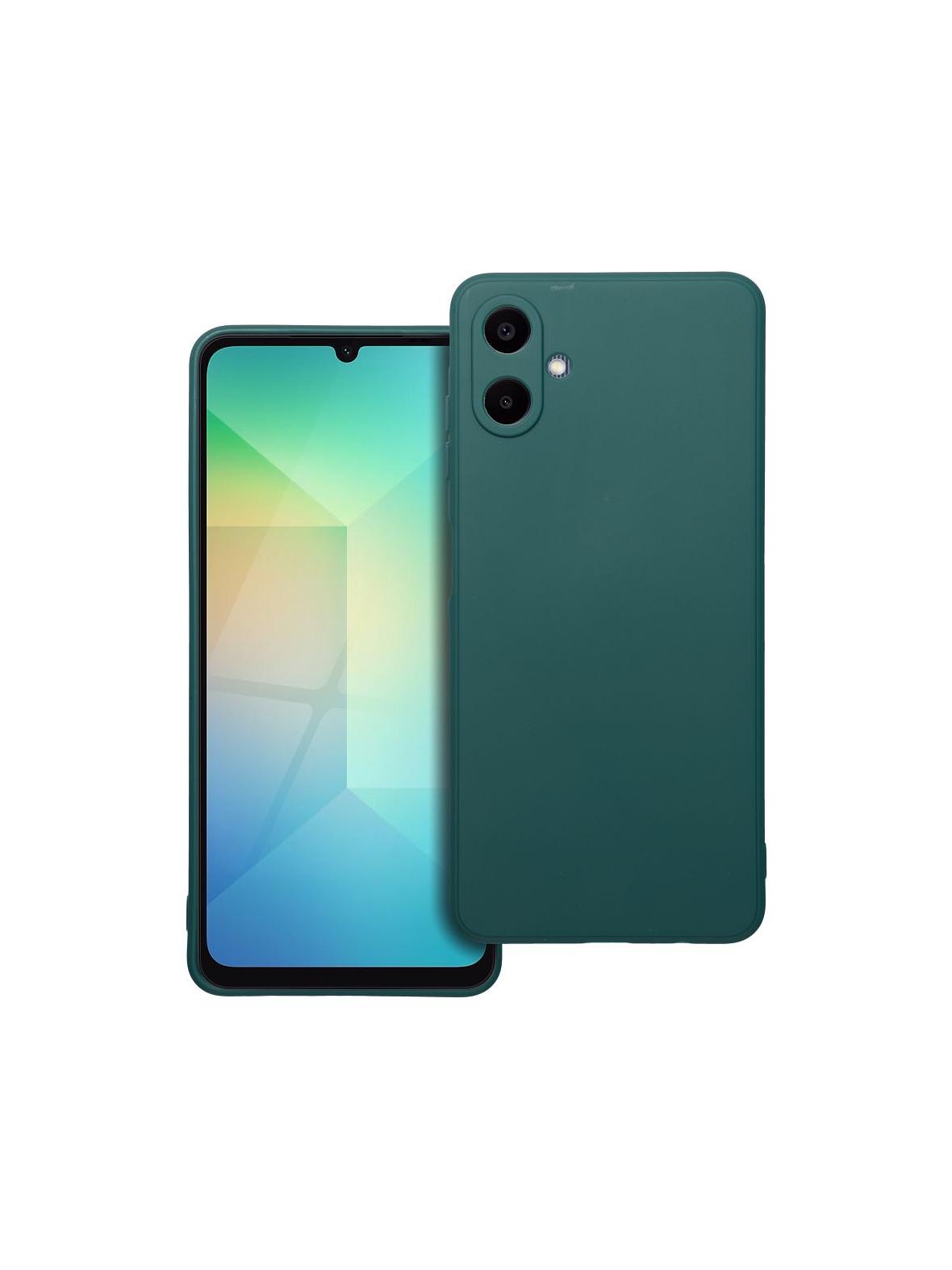 Futerał MATT do SAMSUNG A06 4G ciemnozielony