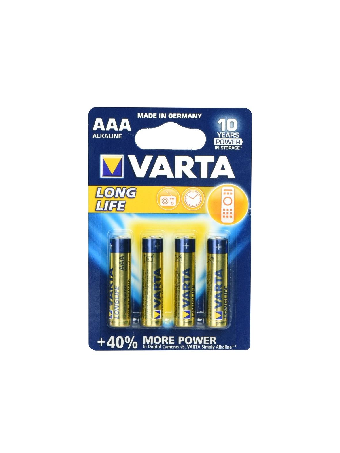 VARTA bateria alkaliczna R3 (AAA) Longlife 4 szt