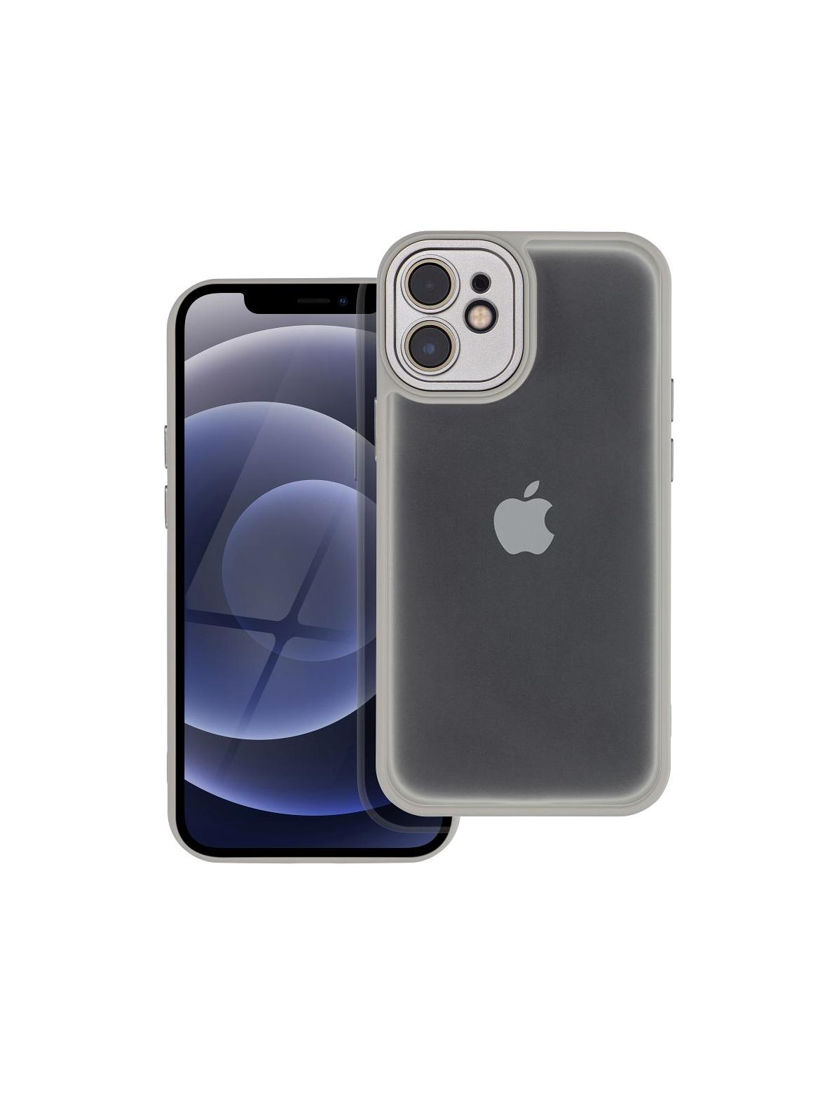 Futerał VARIETE do IPHONE 12 Mini stalowy