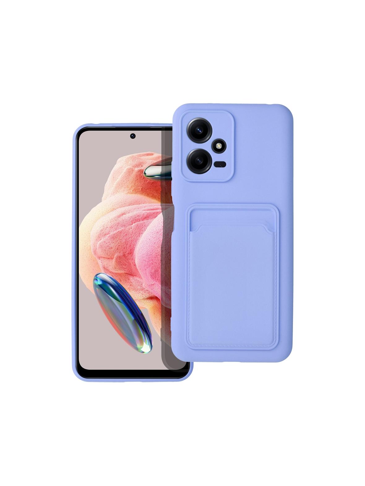 Futerał CARD CASE do XIAOMI Redmi NOTE 12 5G fioletowy