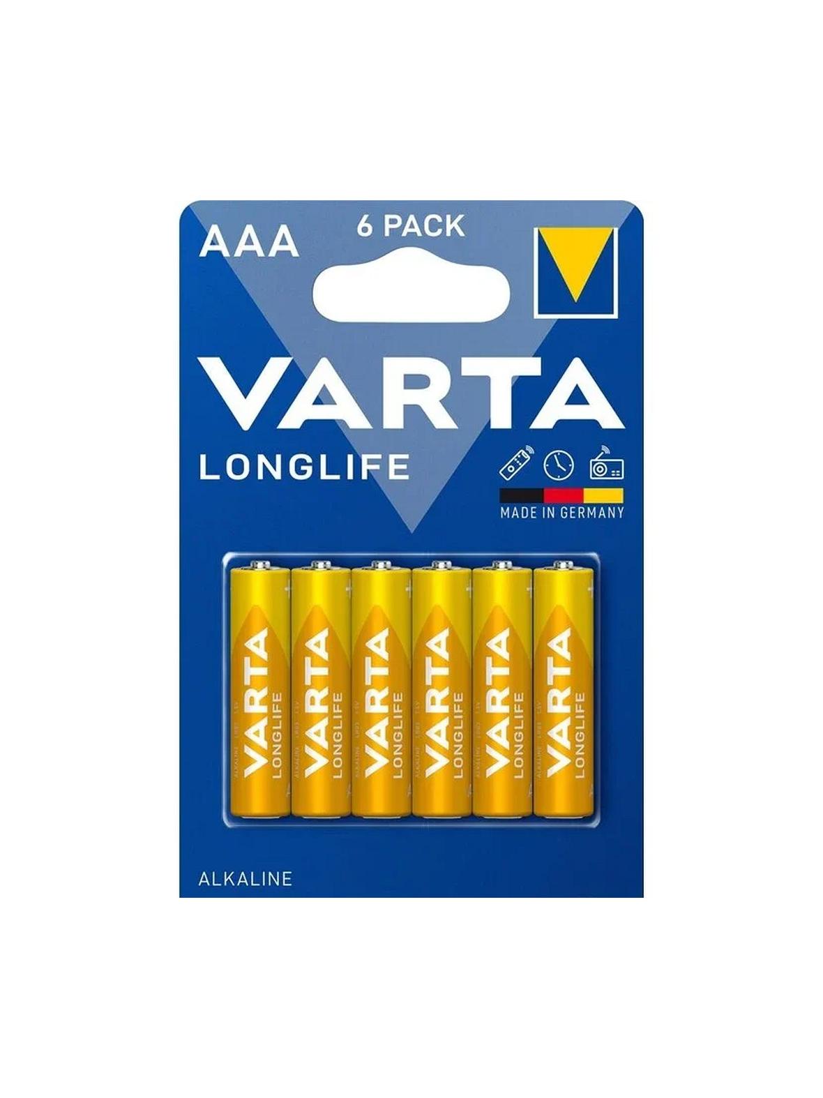 VARTA bateria alkaliczna R3 (AAA) Longlife 6 szt