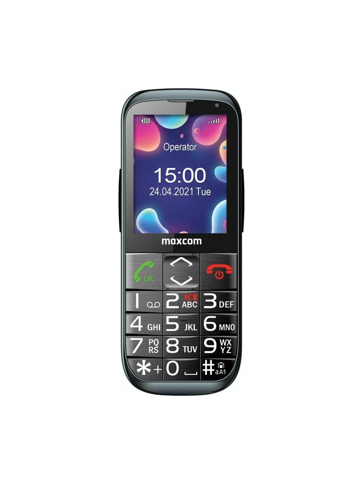MAXCOM telefon dla seniora Comfort MM724BB czarny