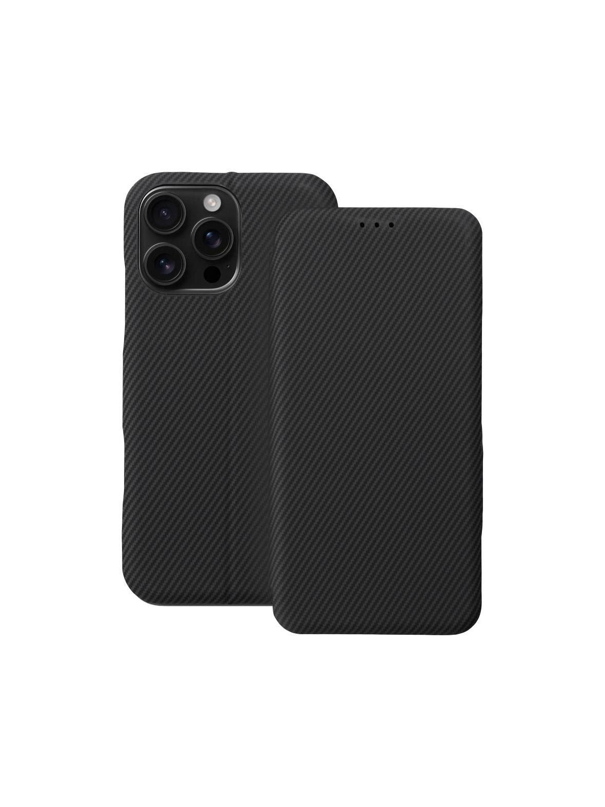 Kabura FOLIO Side Magnet do IPHONE 16 PRO MAX czarny